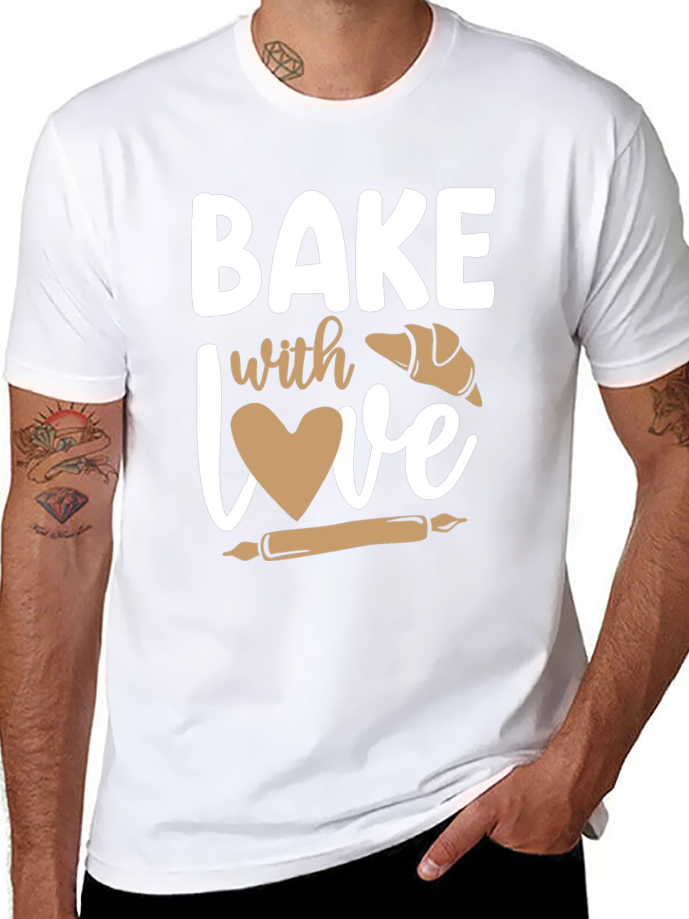 Bake with Love Graphic Tee