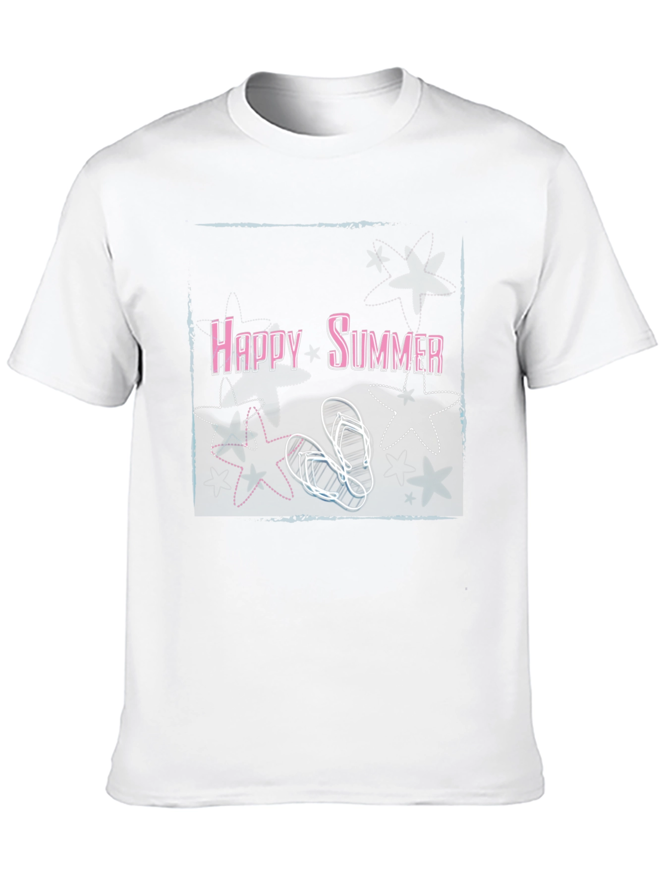 Happy Summer Graphic T-Shirt - Relaxed Fit