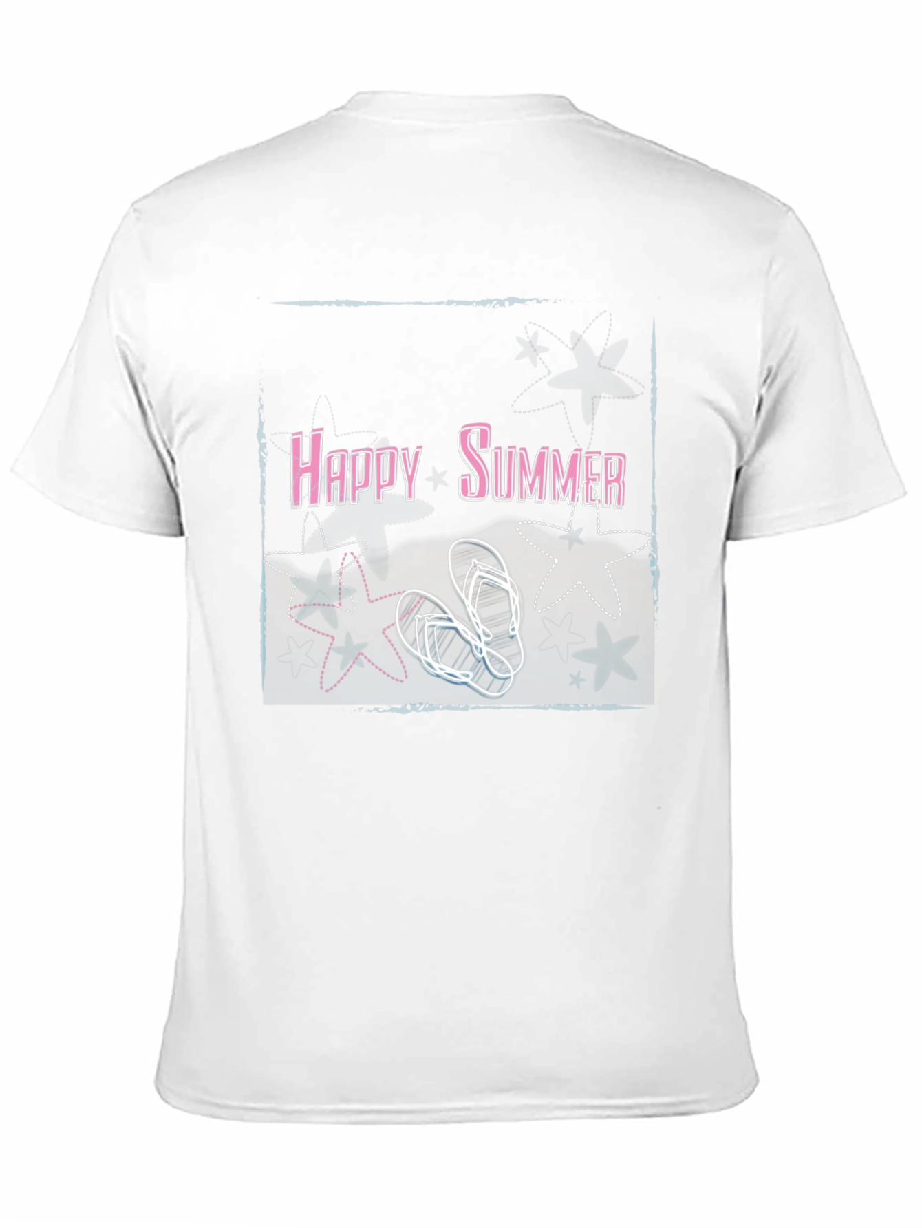 Happy Summer Graphic T-Shirt - Relaxed Fit