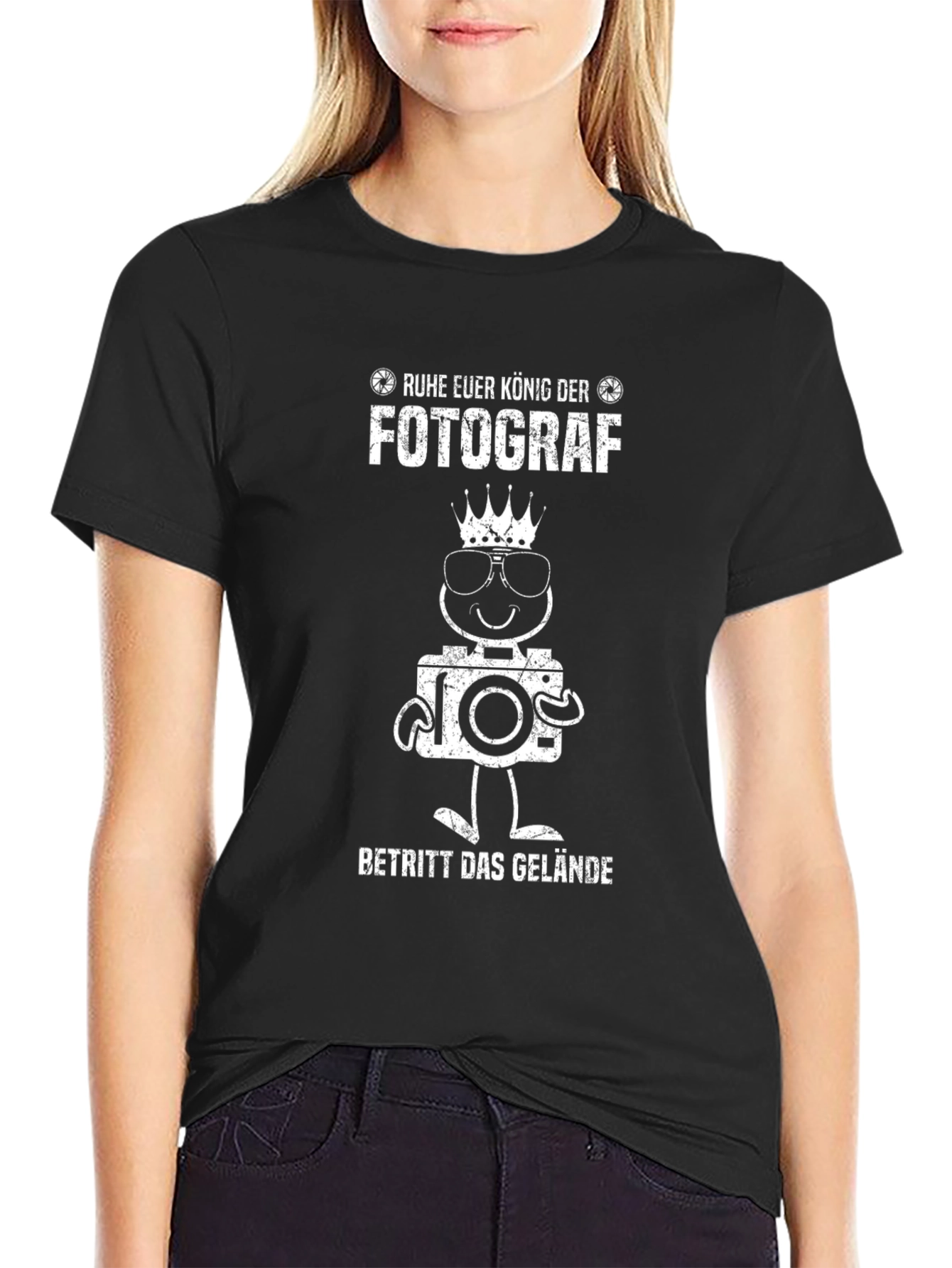 King Photographer Humor T-Shirt