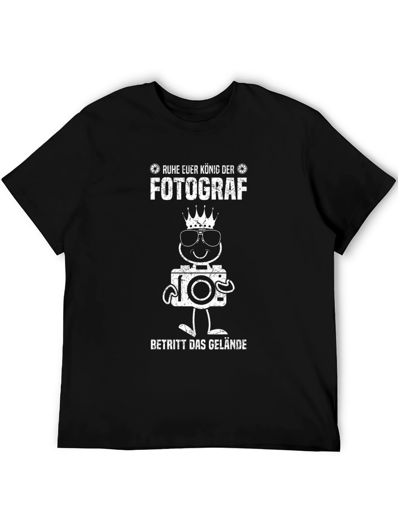 King Photographer Humor T-Shirt
