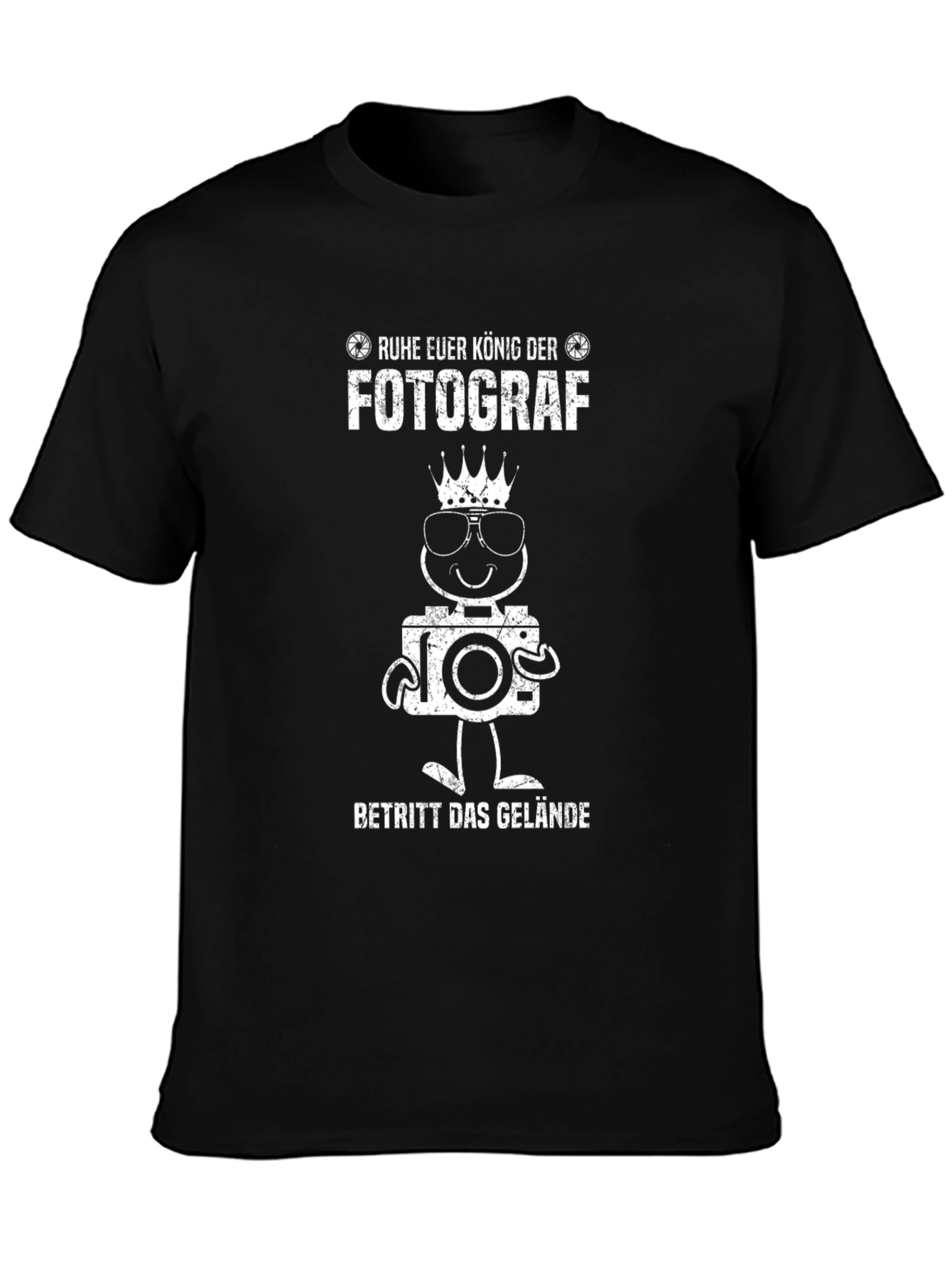King Photographer Humor T-Shirt