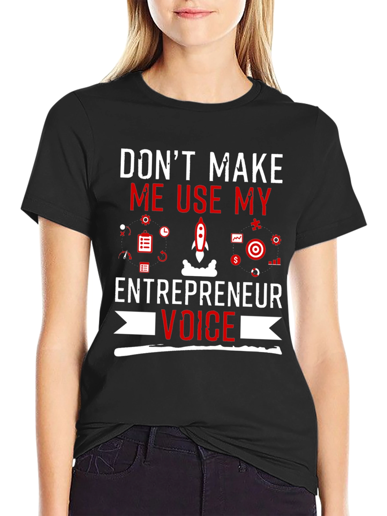 Entrepreneur Voice T-Shirt - Funny Business Startup Tee