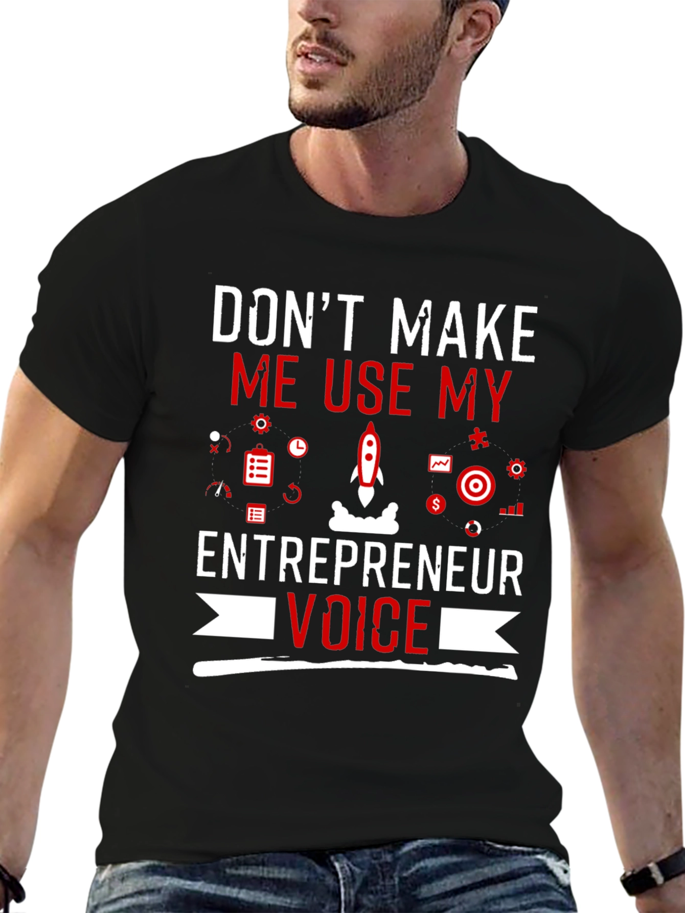 Entrepreneur Voice T-Shirt - Funny Business Startup Tee