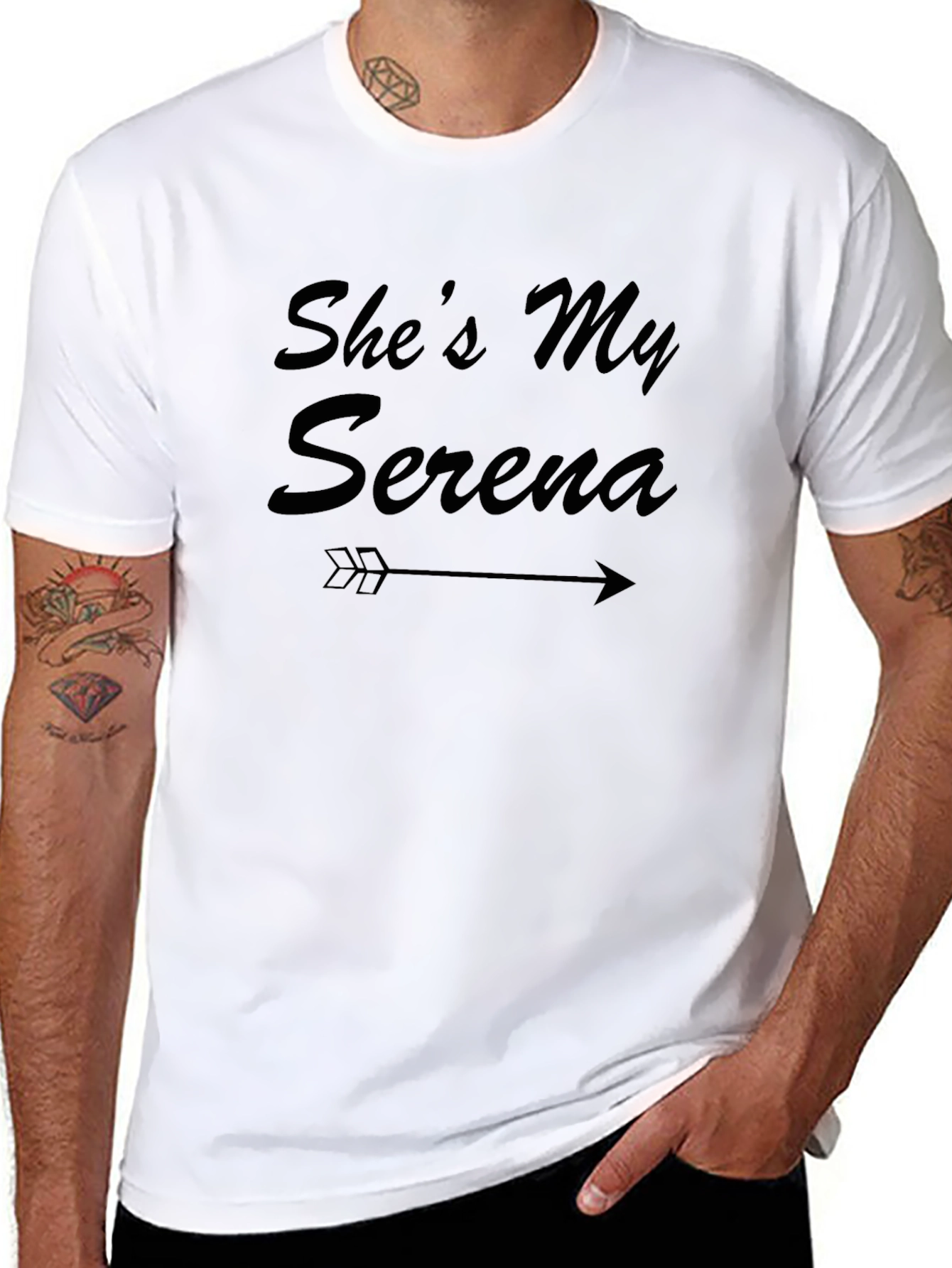 Shes My Serena Matching Couple T-Shirt