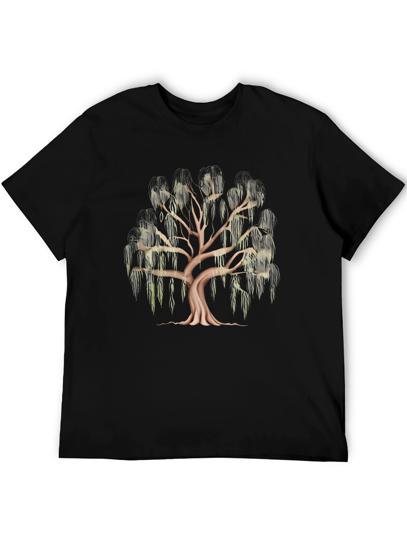 Willow Tree Graphic Black T-Shirt