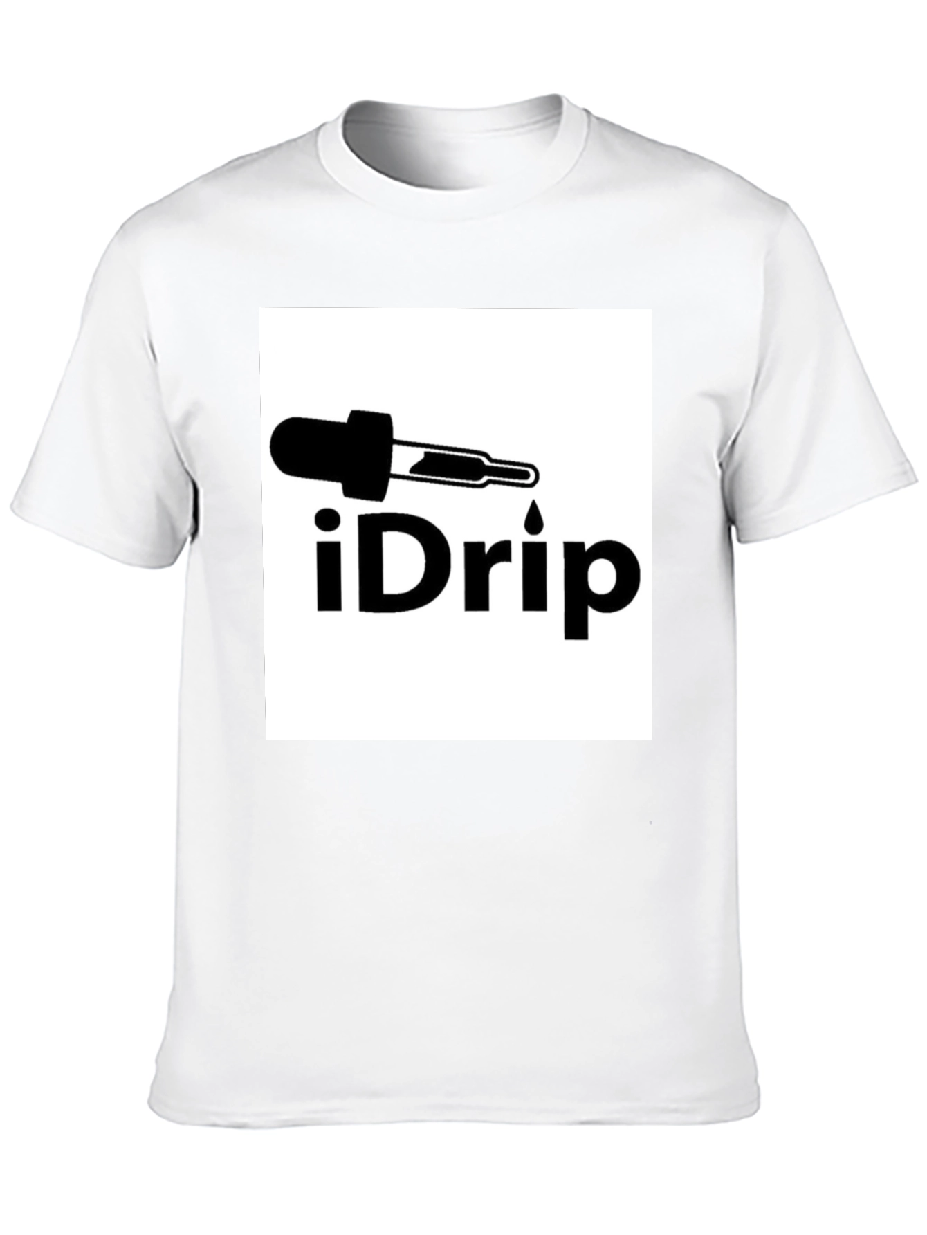 iDrip Black T-Shirt - Stylish Graphic Tee