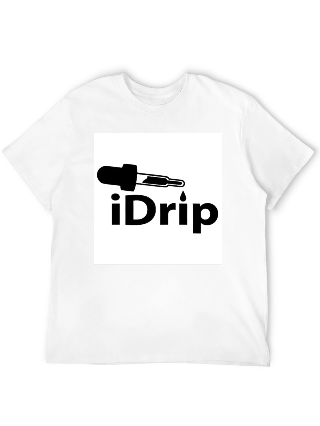 iDrip Black T-Shirt - Stylish Graphic Tee