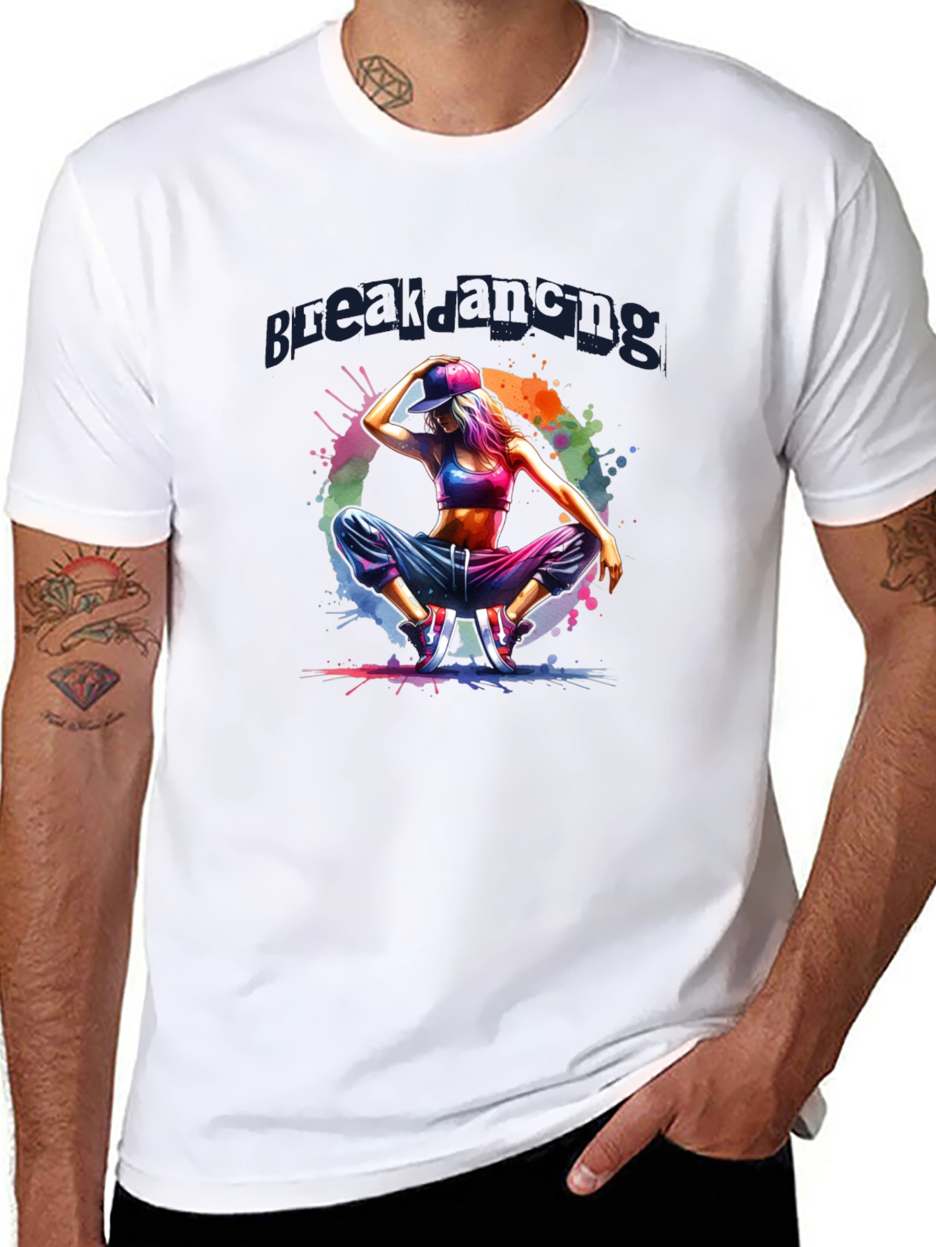 Dancer Graphic Tee - Black