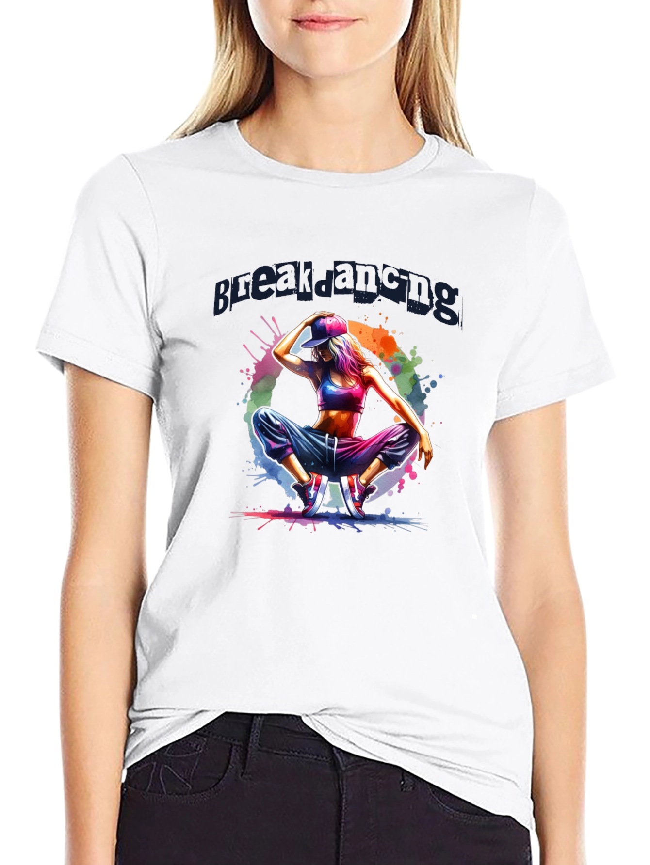 Dancer Graphic Tee - Black