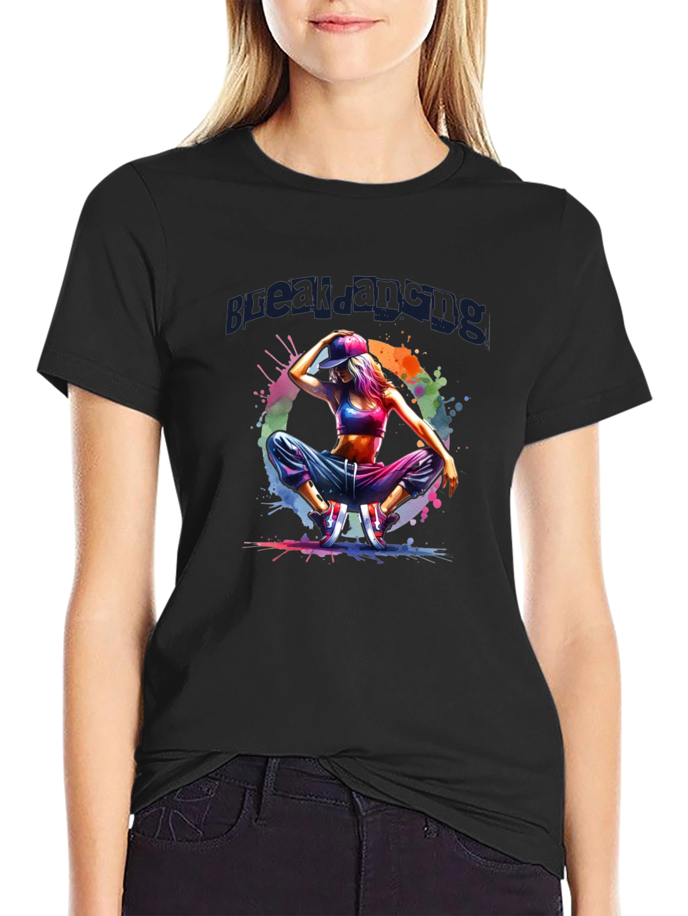 Dancer Graphic Tee - Black