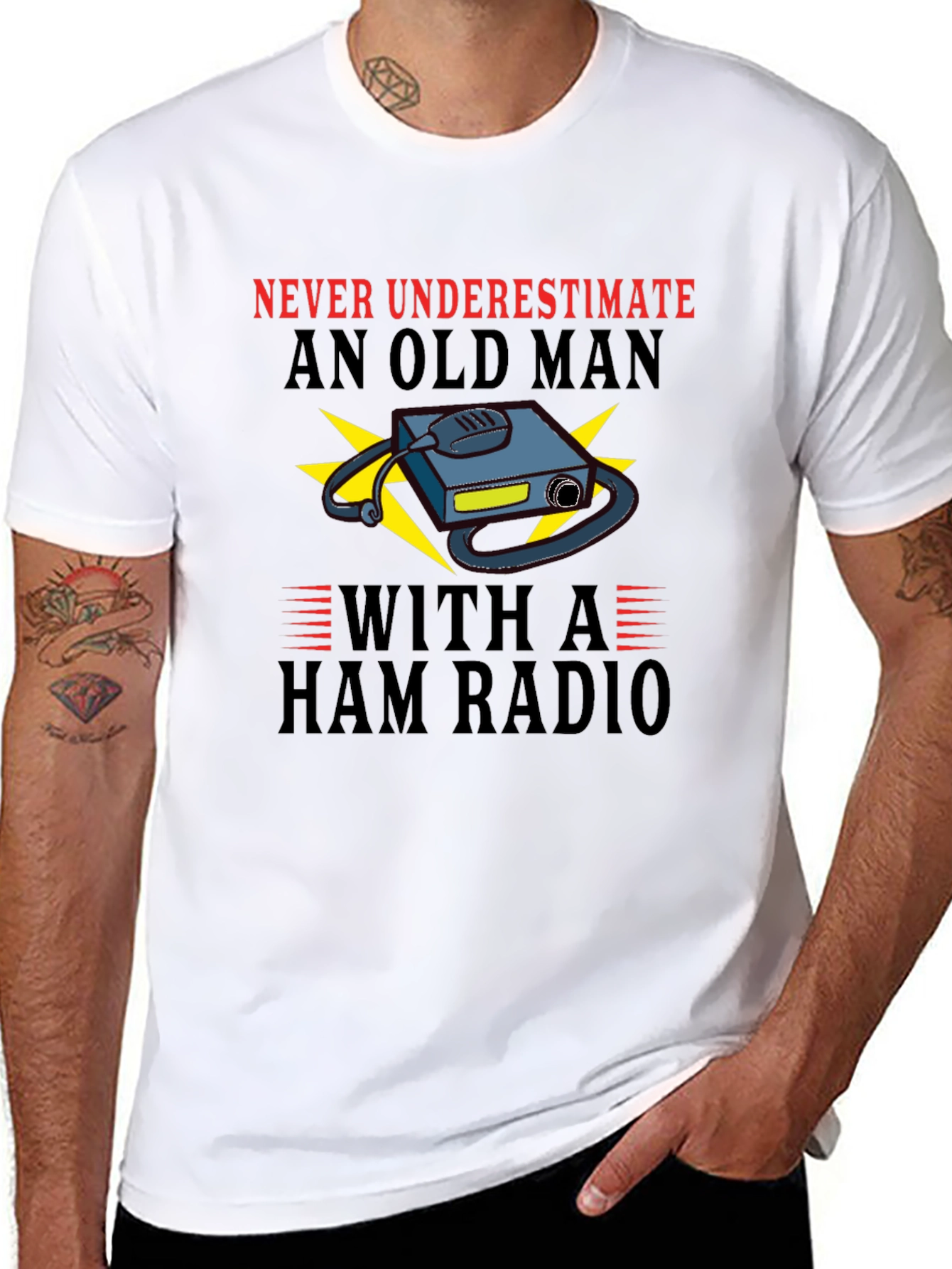 Ham Radio Old Man T-Shirt