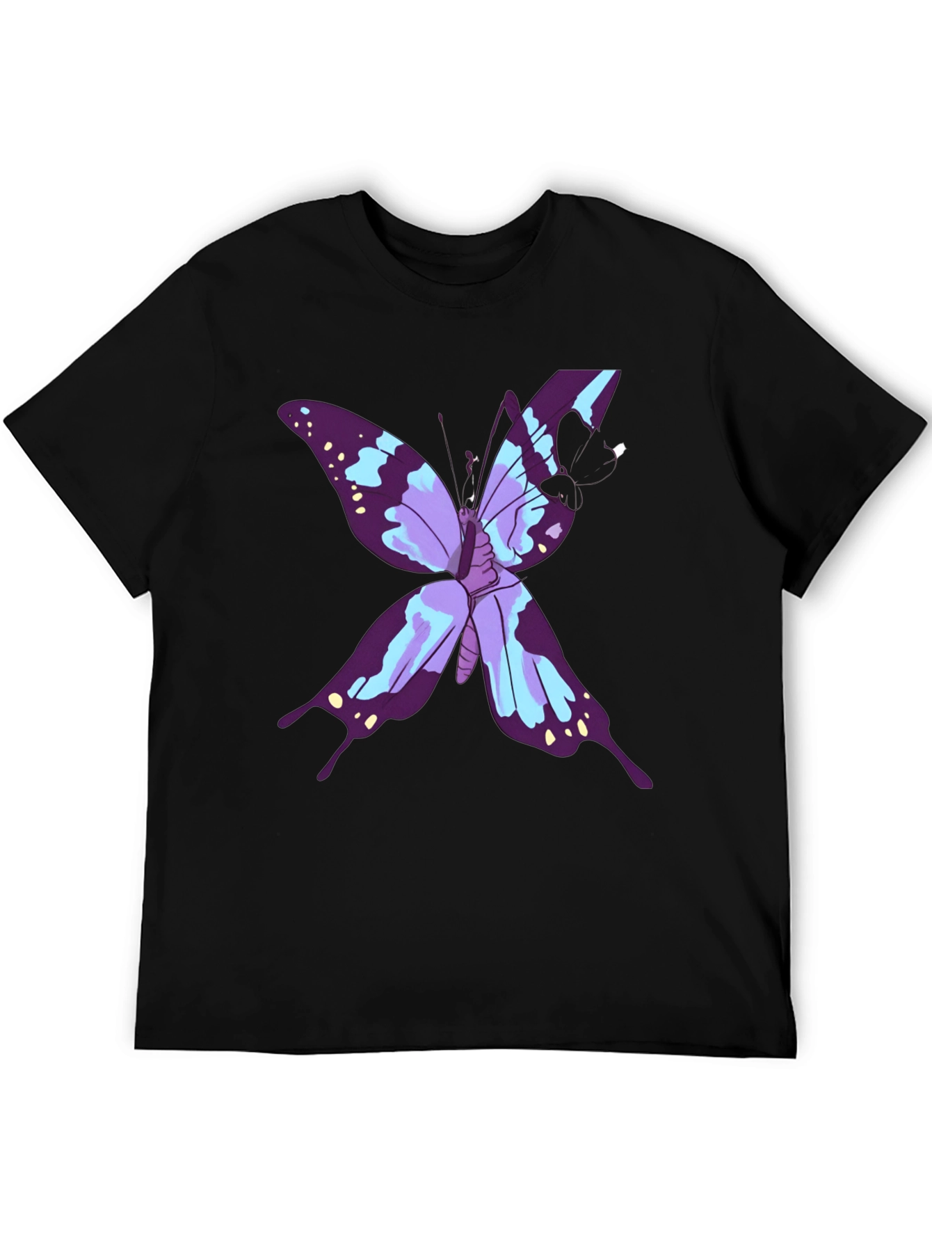 Butterfly Graphic Black T-Shirt