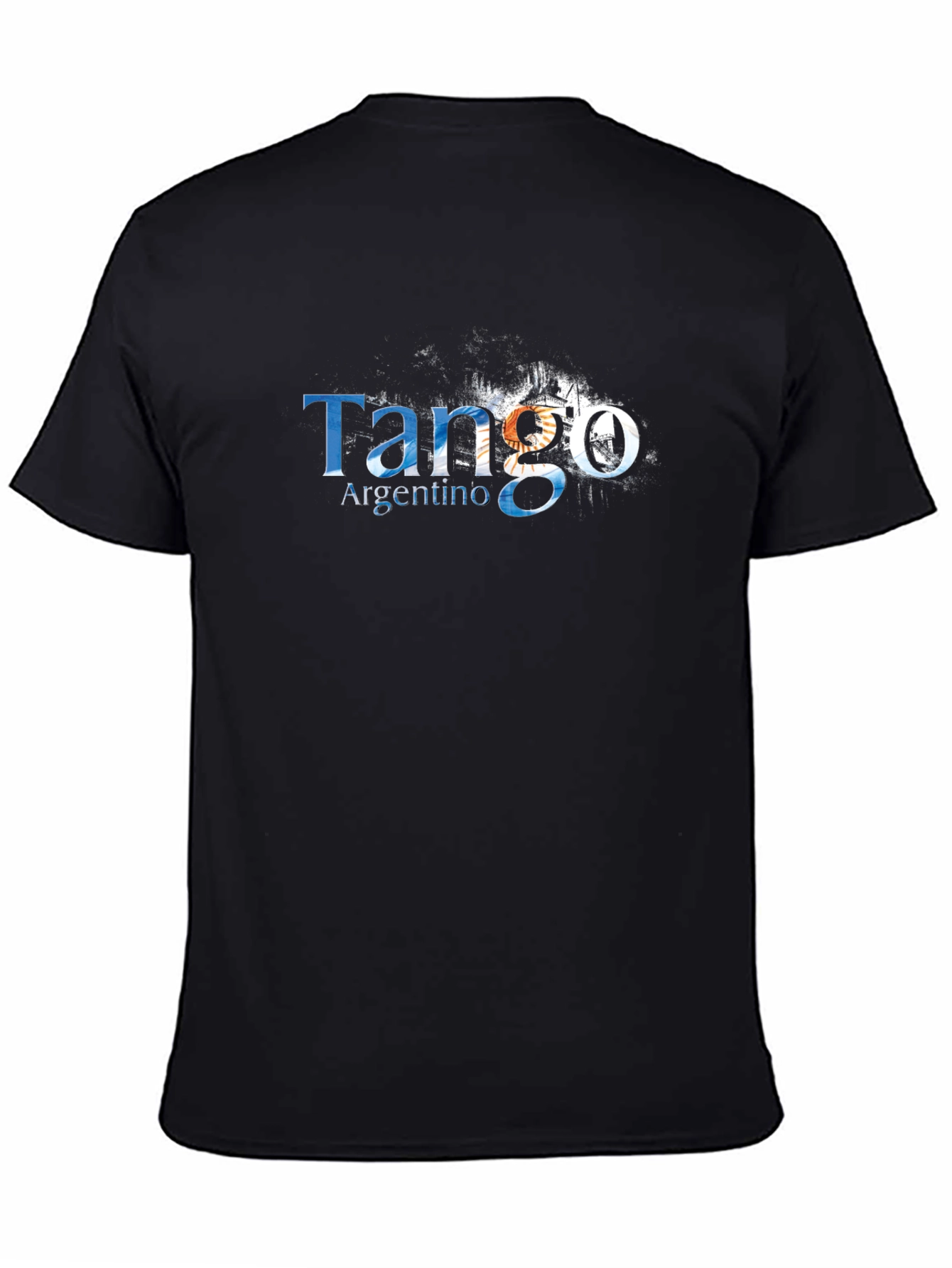Tango Argentino Mens Black Graphic Tee
