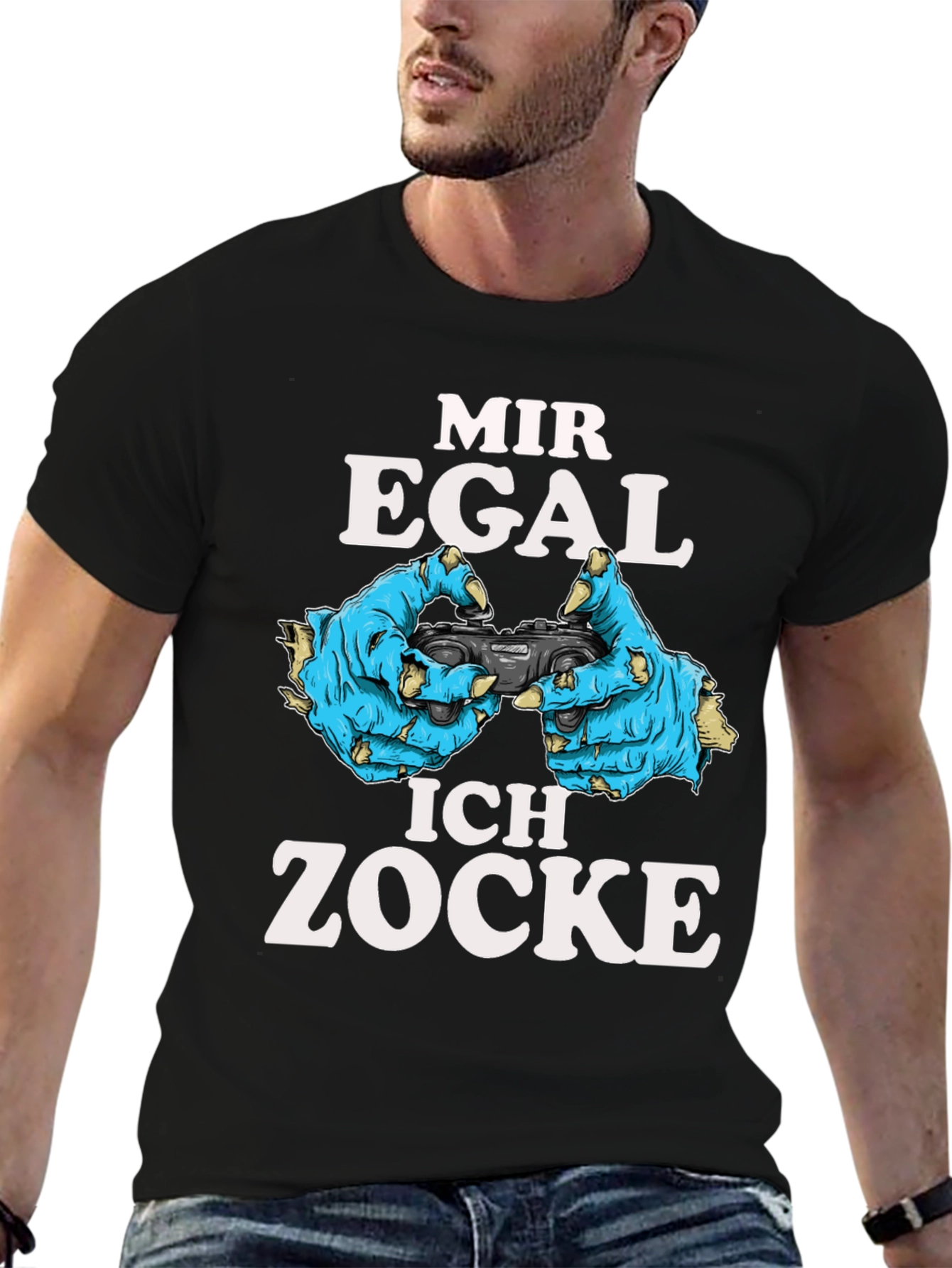 Mir Egal Ich Zocke Gamer T-Shirt