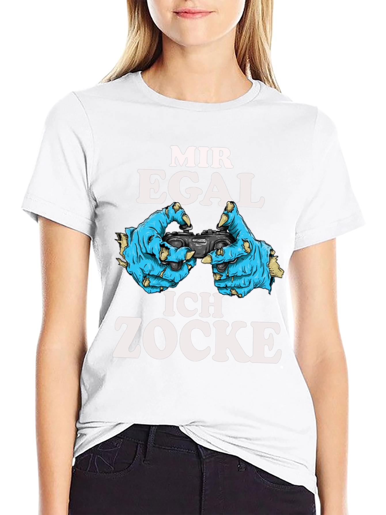 Mir Egal Ich Zocke Gamer T-Shirt