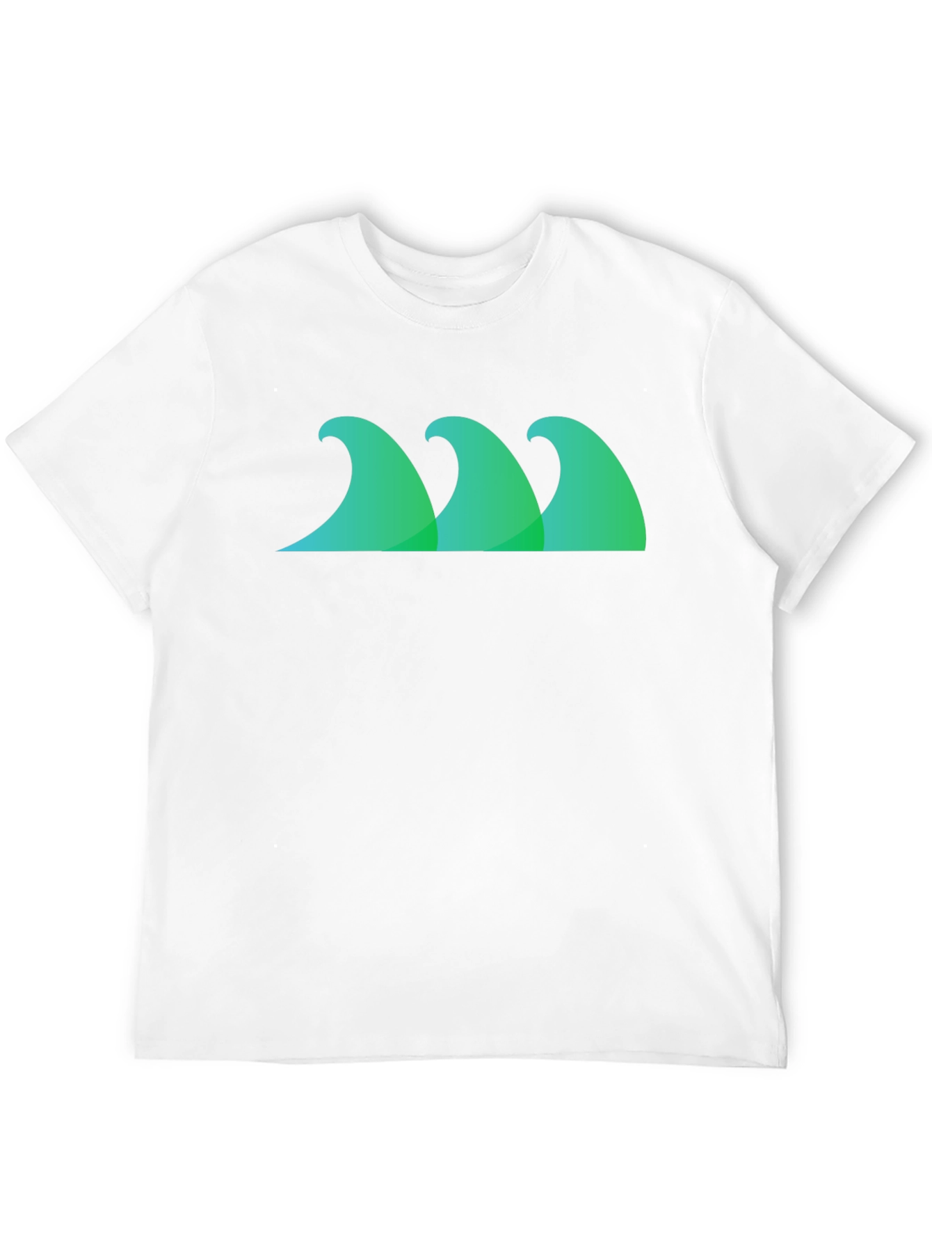 Wave Graphic Black T-Shirt