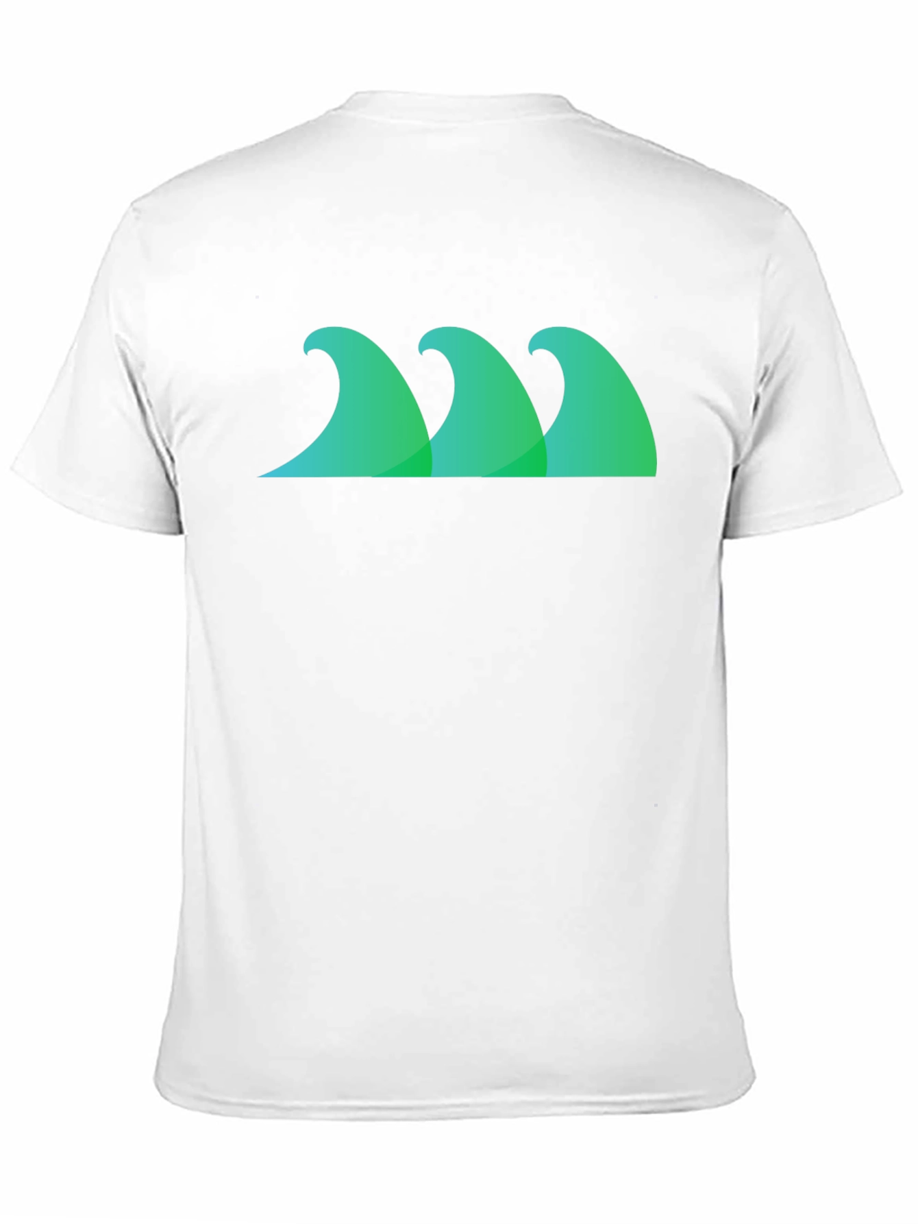 Wave Graphic Black T-Shirt