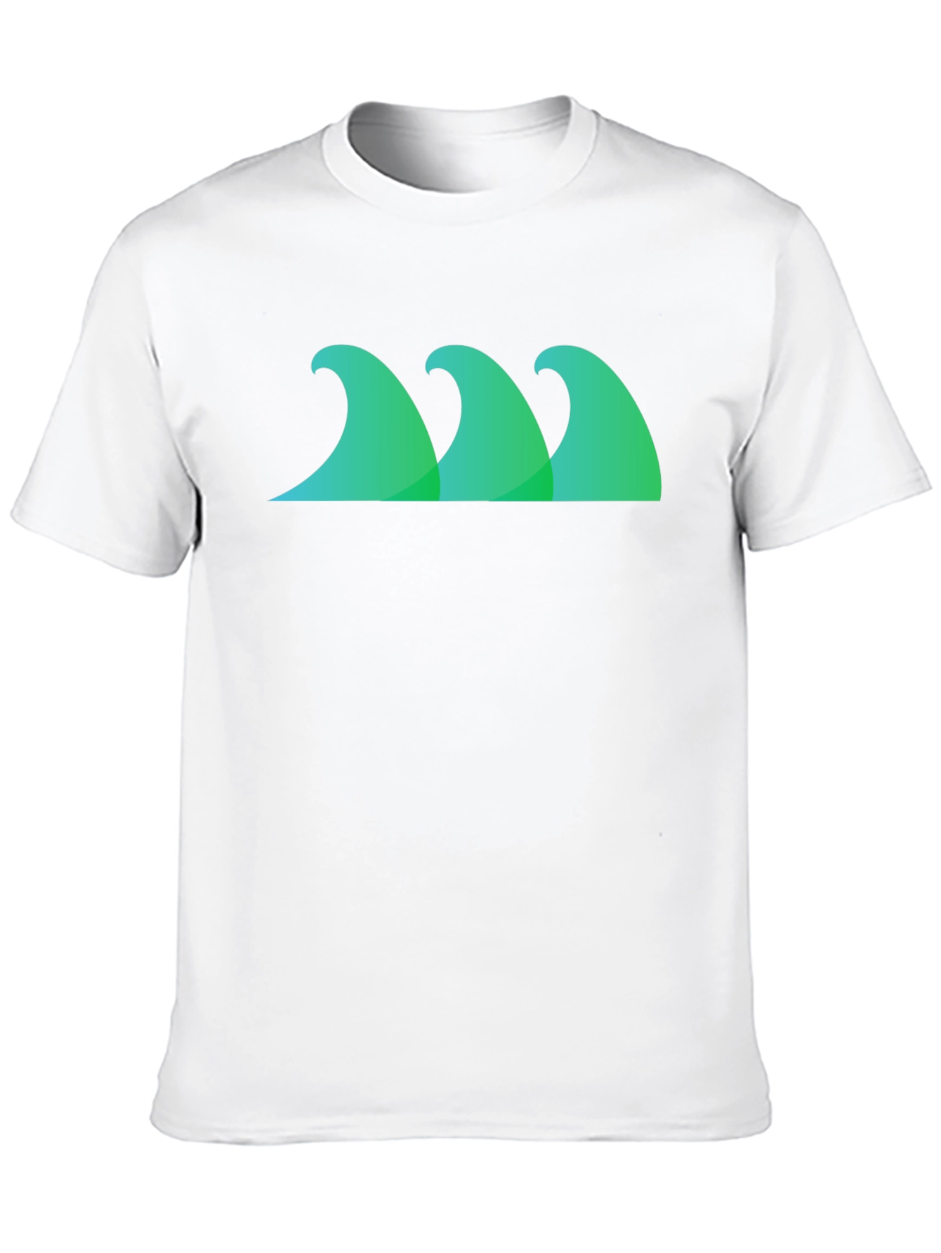 Wave Graphic Black T-Shirt