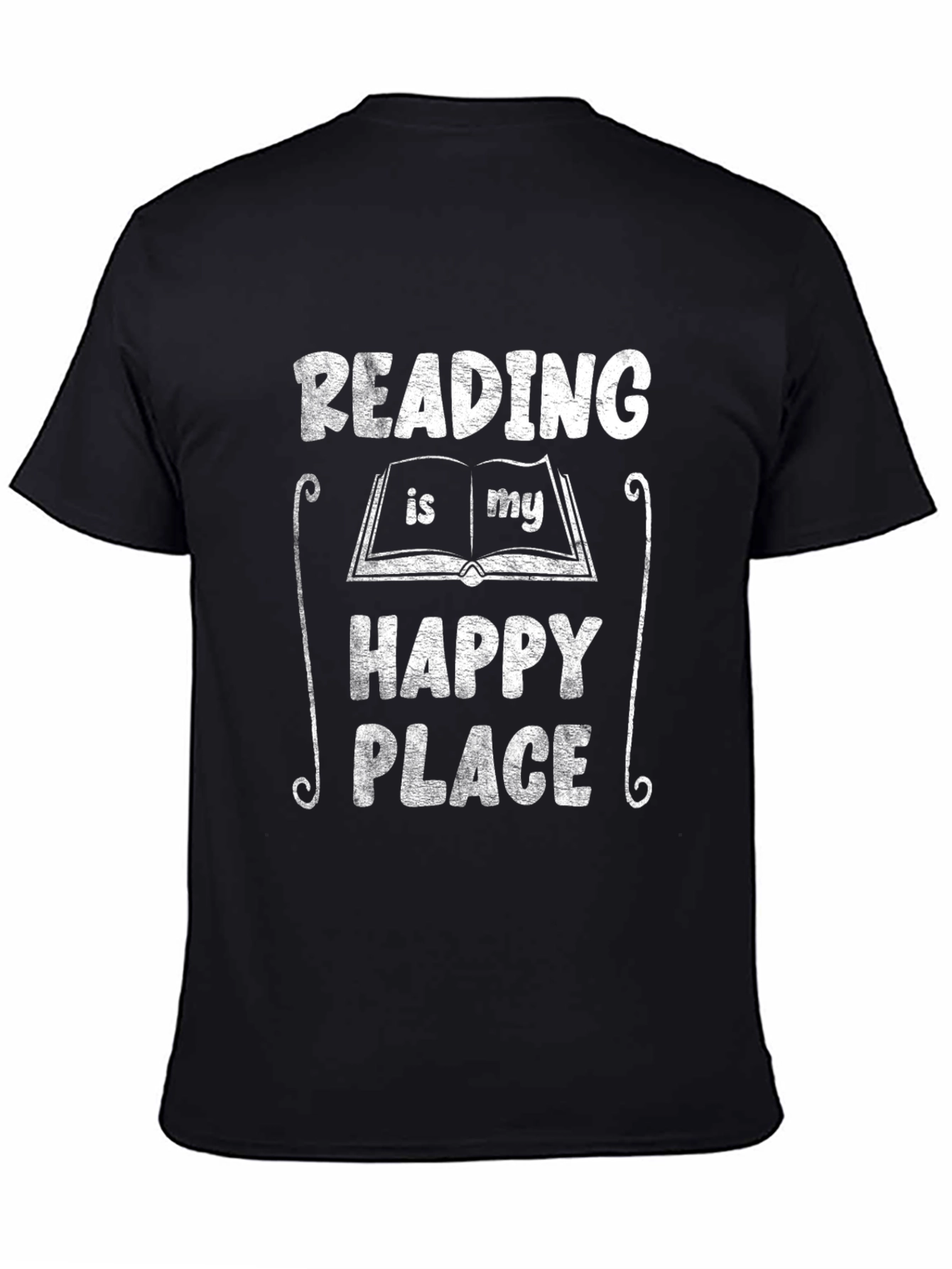 Reading Is My Happy Place T-Shirt Book Lover Tee