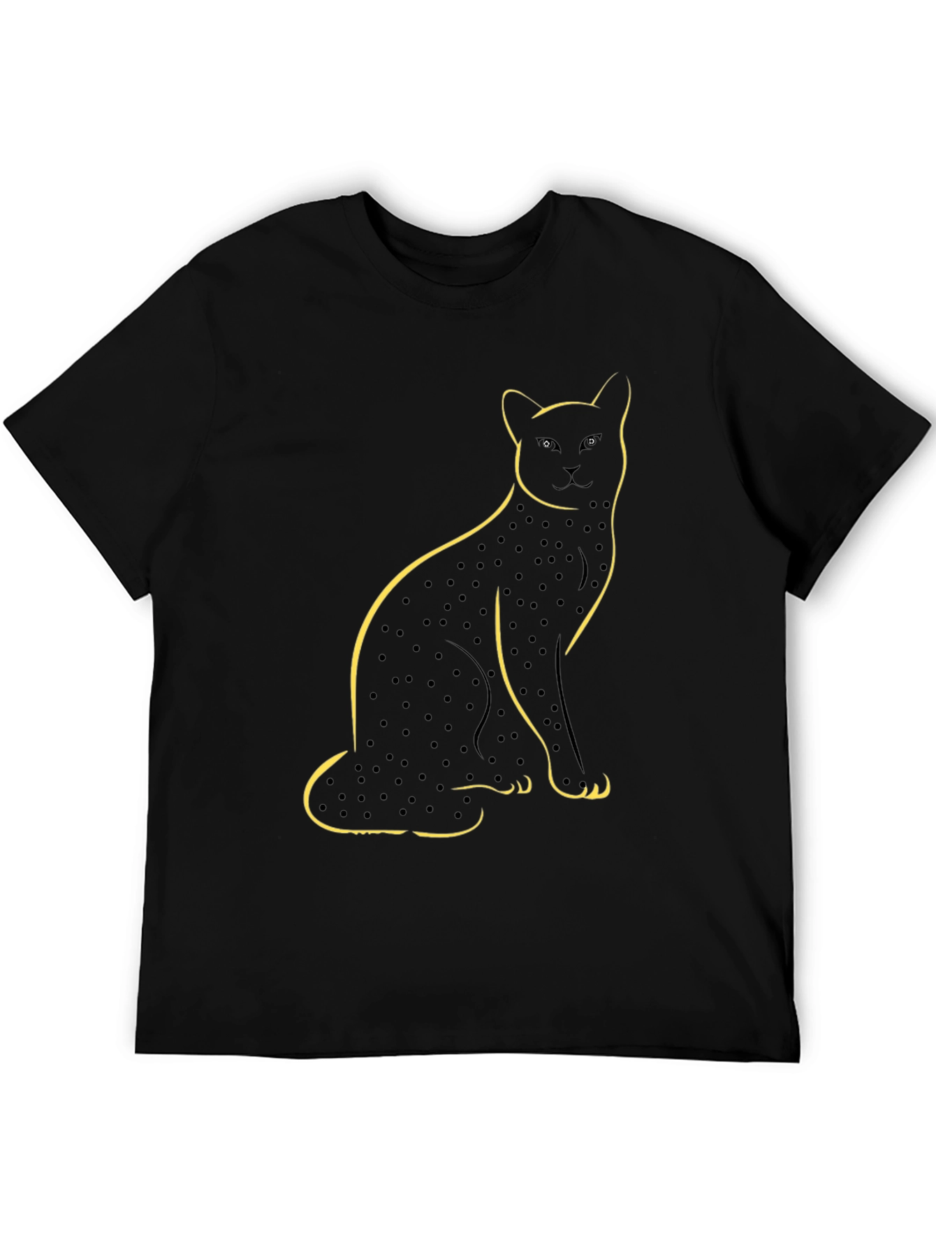 Black Cat T-Shirt - Unique Graphic Tee