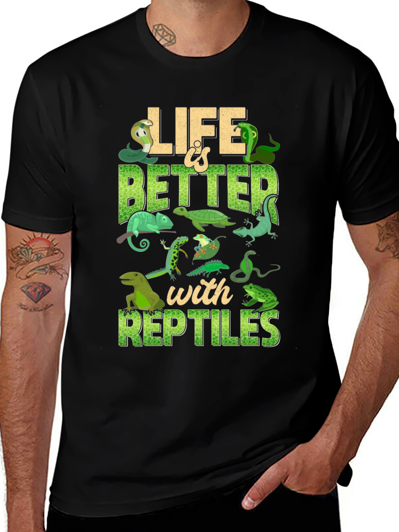 Life Is Better With Reptiles T-Shirt