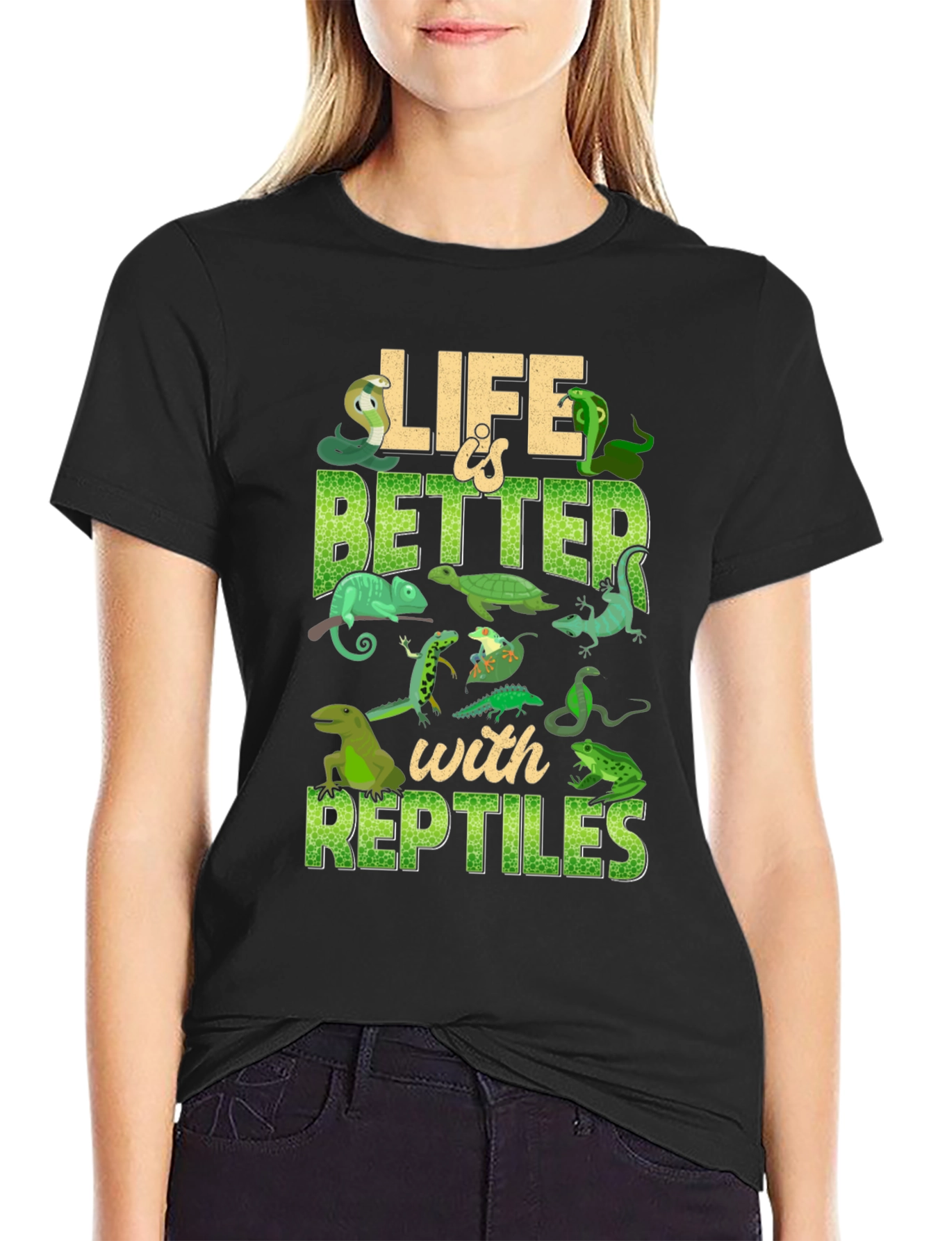 Life Is Better With Reptiles T-Shirt