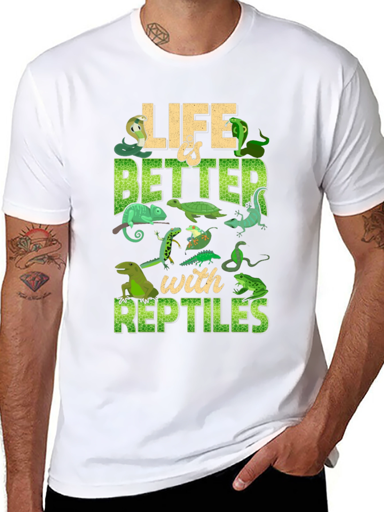 Life Is Better With Reptiles T-Shirt