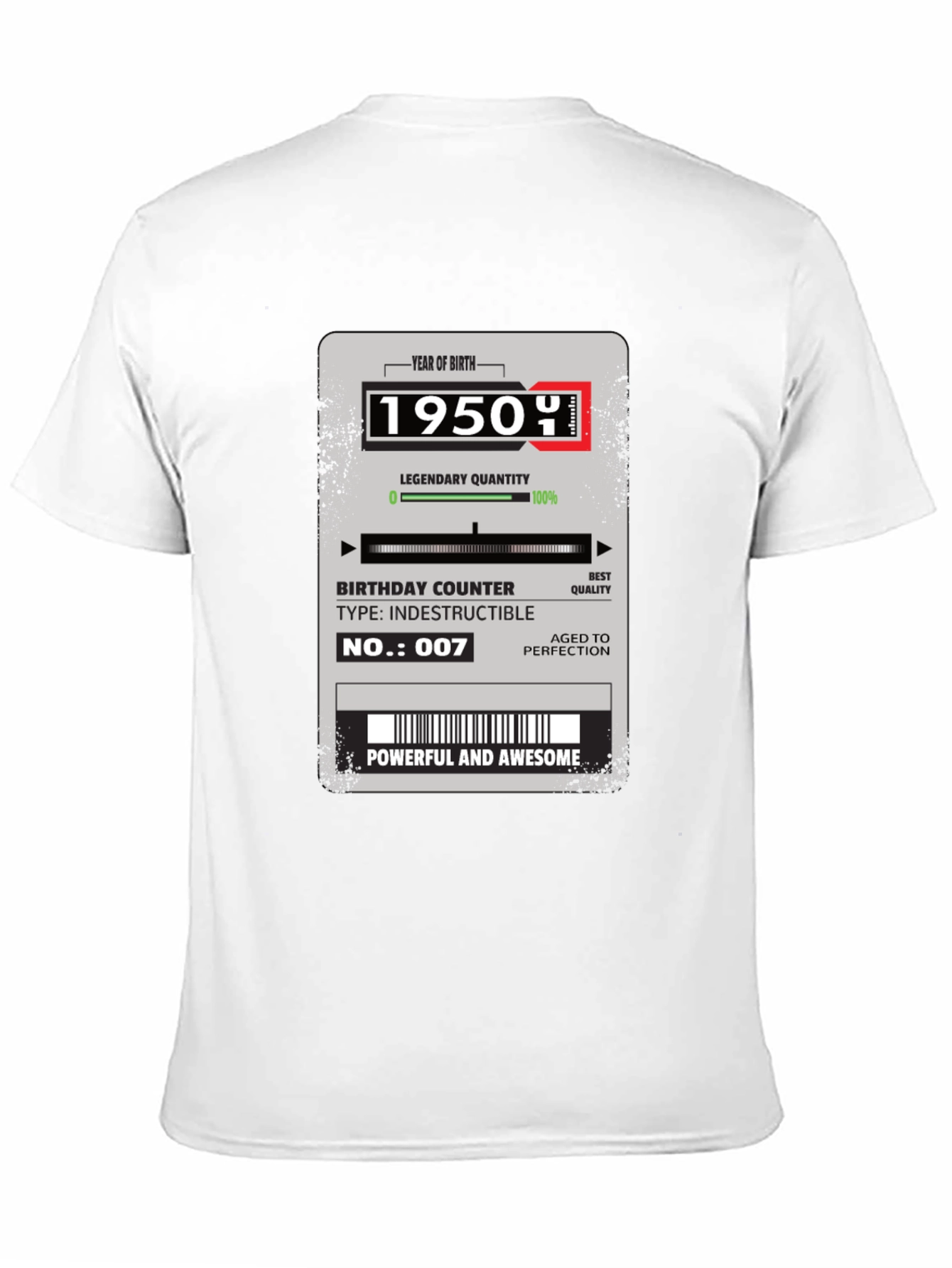 1950 Birthday Counter T-Shirt