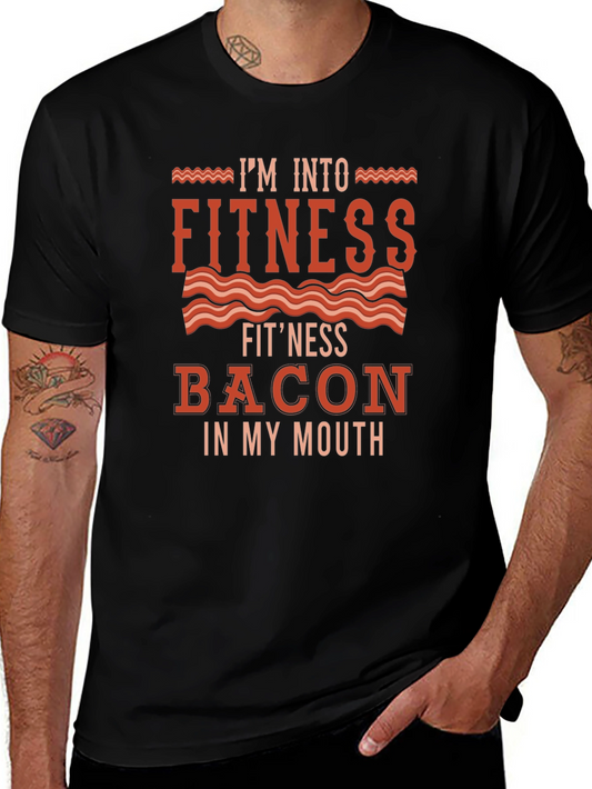 Funny Fitness Bacon T-Shirt