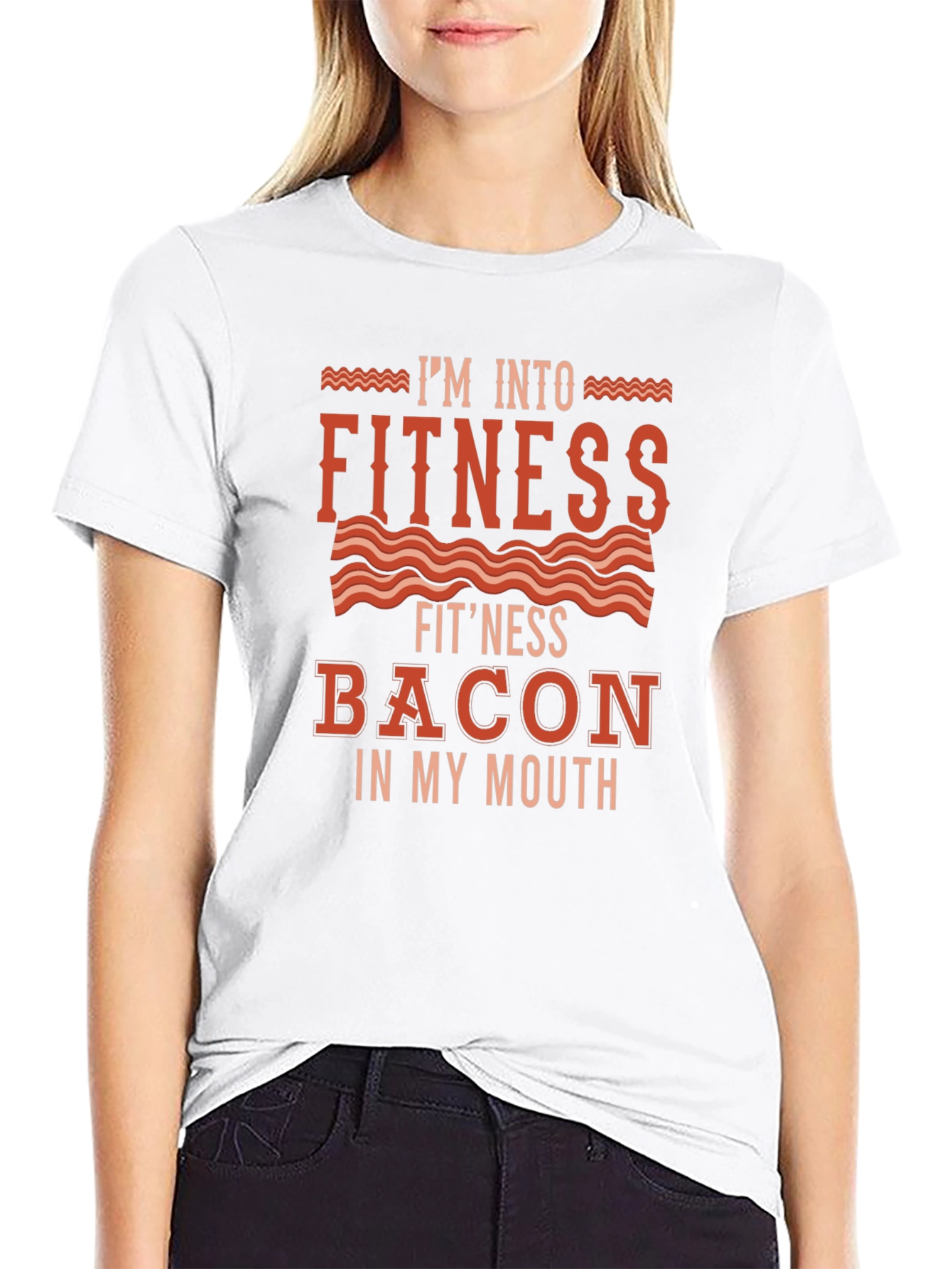 Funny Fitness Bacon T-Shirt
