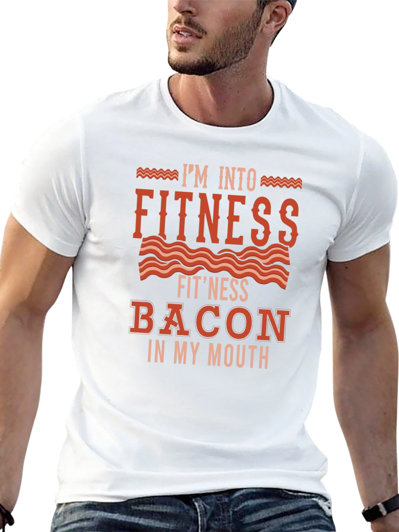 Funny Fitness Bacon T-Shirt