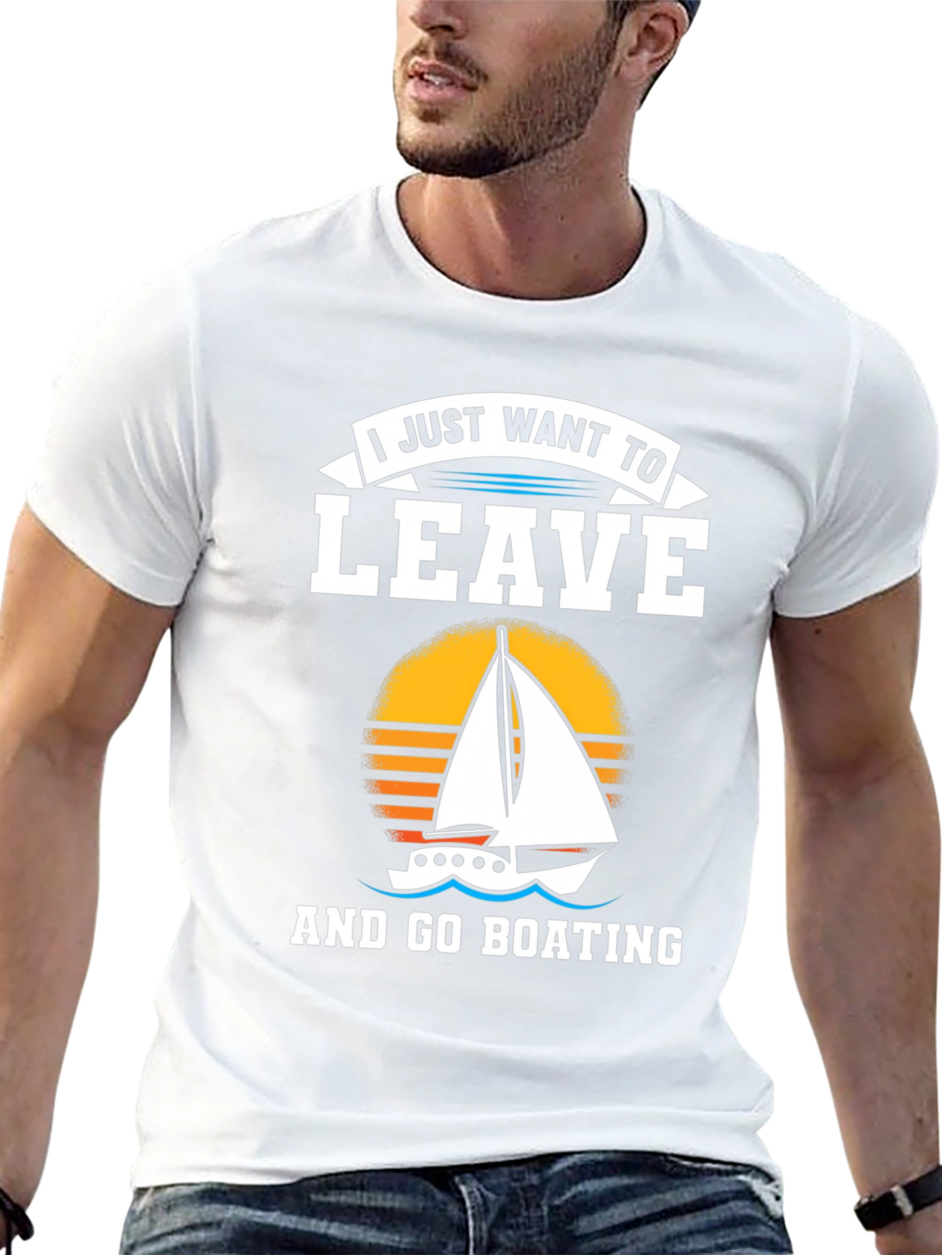 I Just Want To Leave And Go Boating T-Shirt