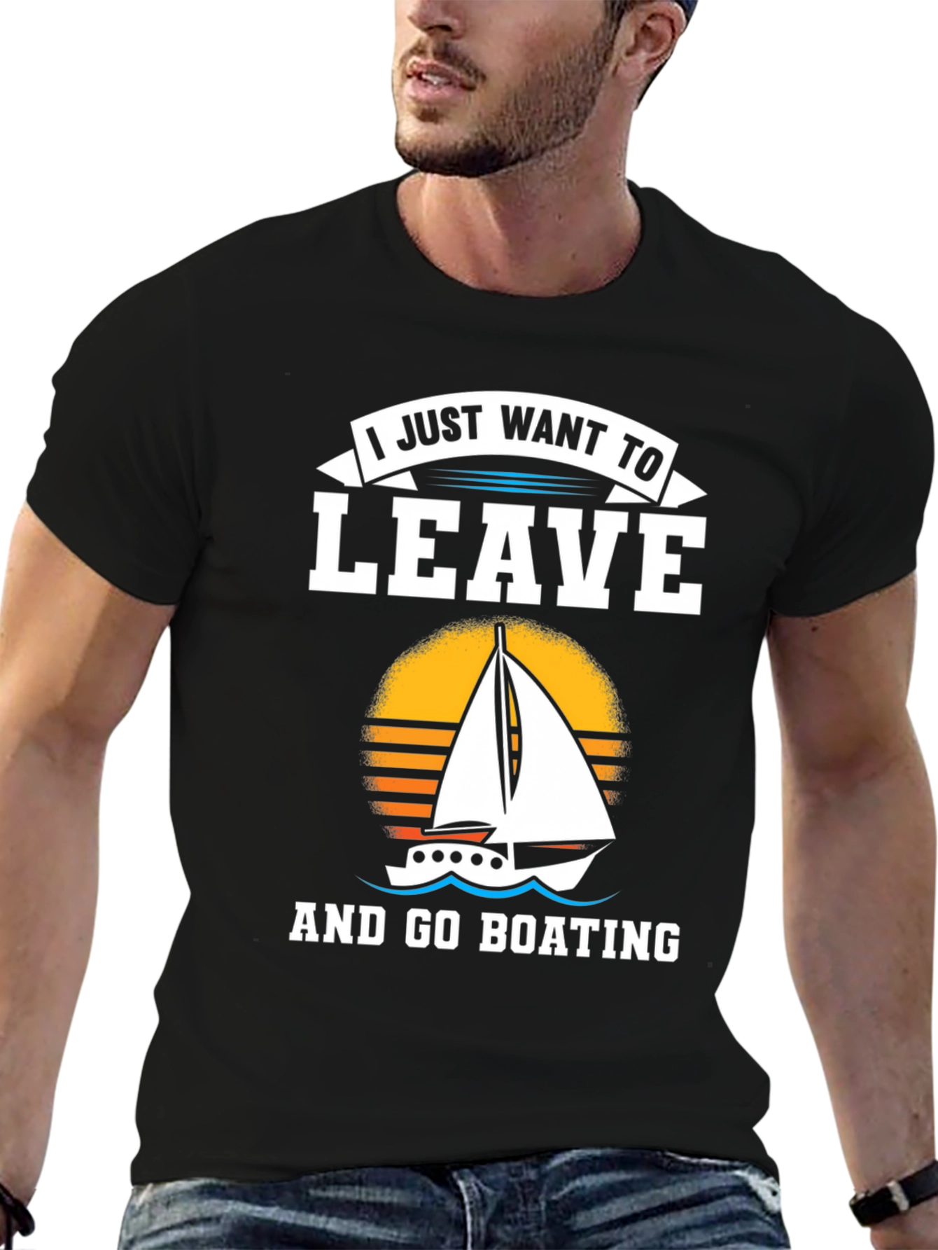 I Just Want To Leave And Go Boating T-Shirt