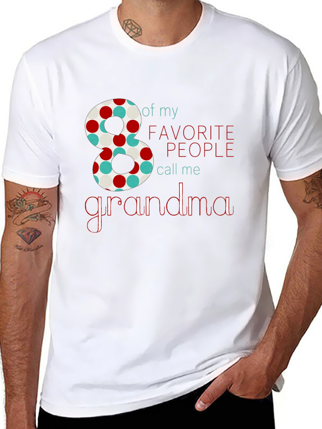 8 Favorite People Call Me Grandma T-Shirt