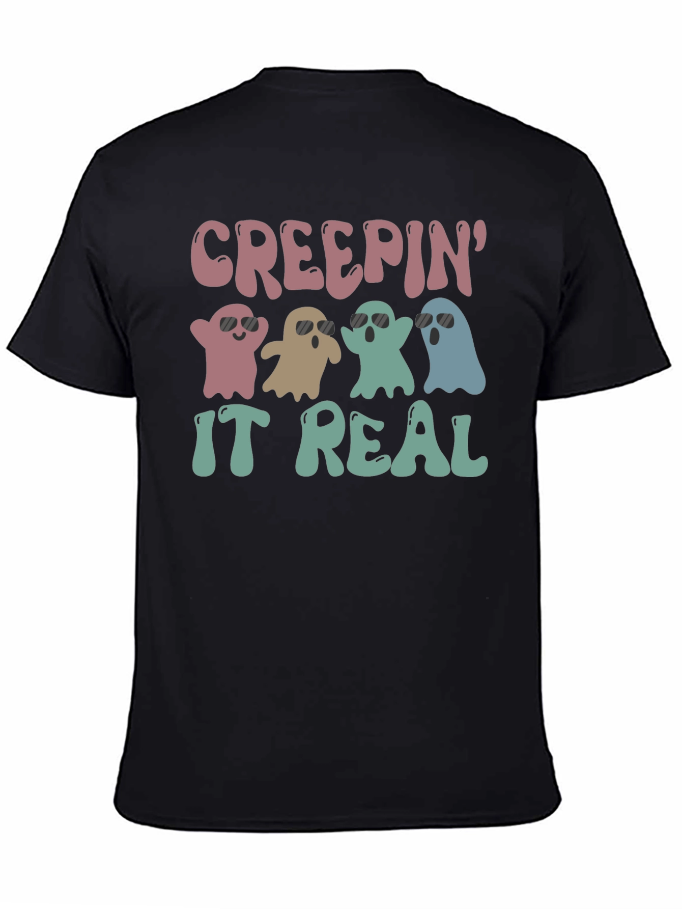 Creepin It Real Halloween Ghost T-Shirt