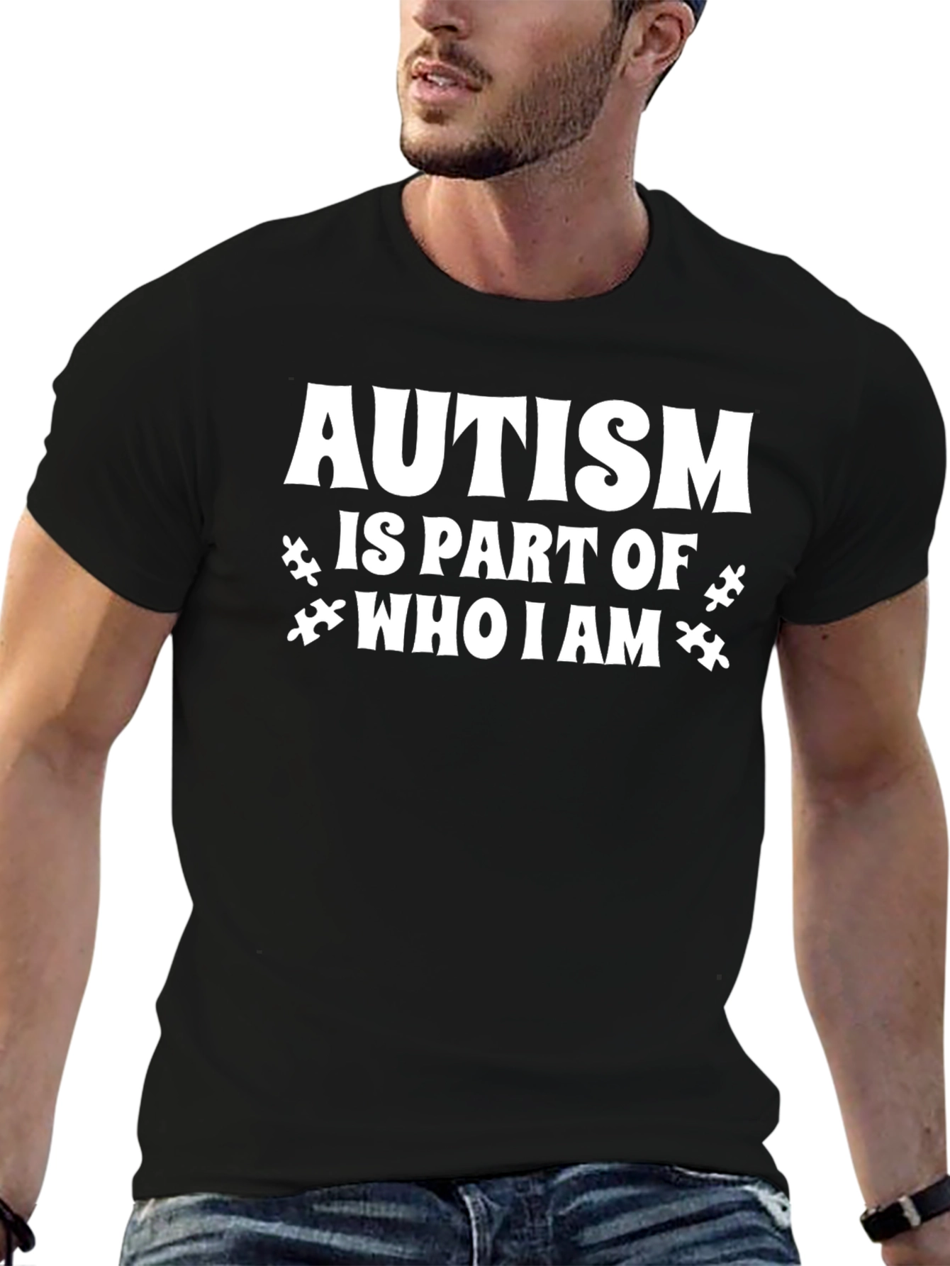Autism Awareness Tee - Puzzle Piece Design
