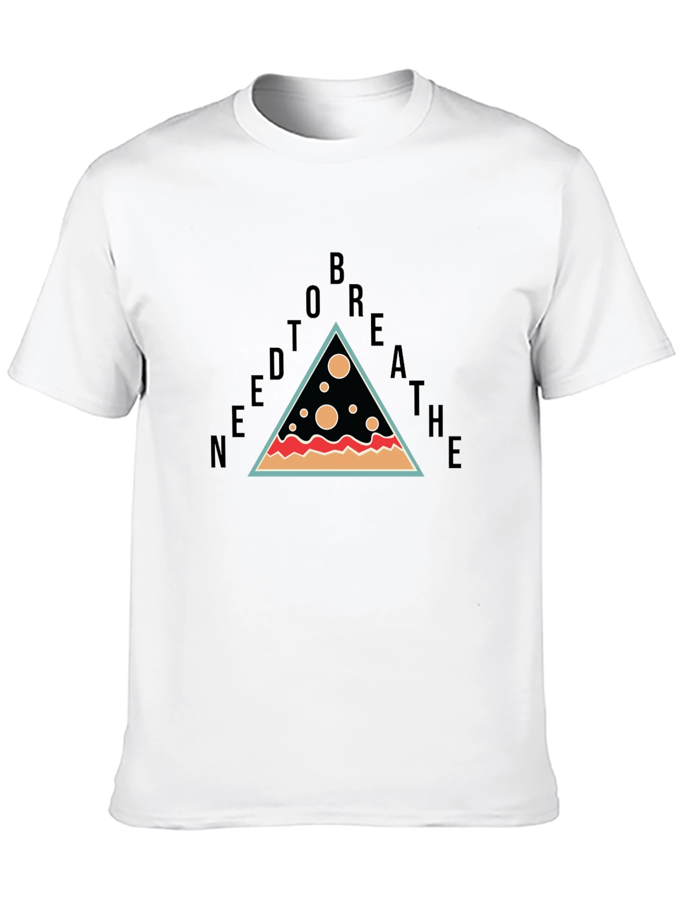 Needtobreathe Pizza Slice Graphic Tee - Black