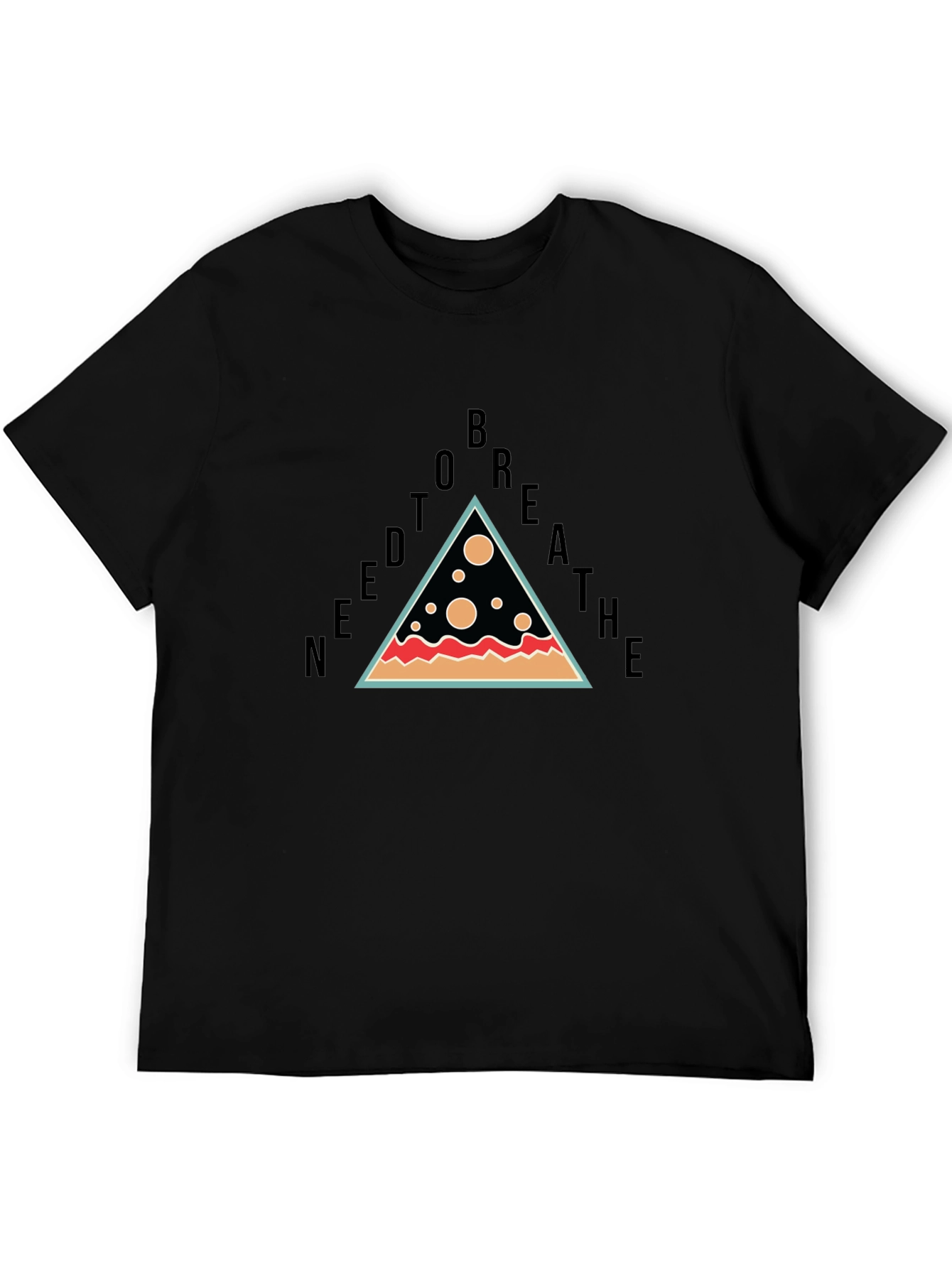 Needtobreathe Pizza Slice Graphic Tee - Black