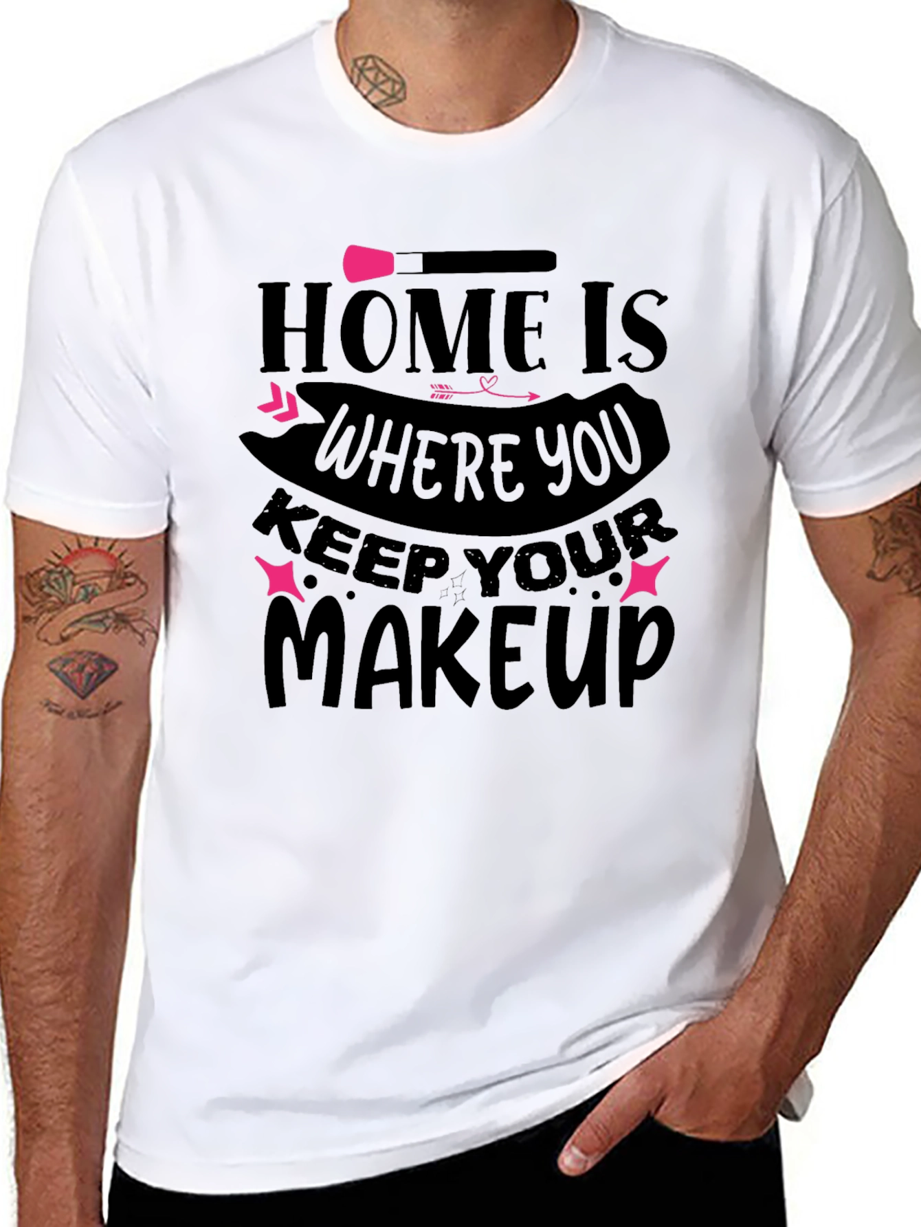 Home is Where You Keep Your Makeup T-Shirt