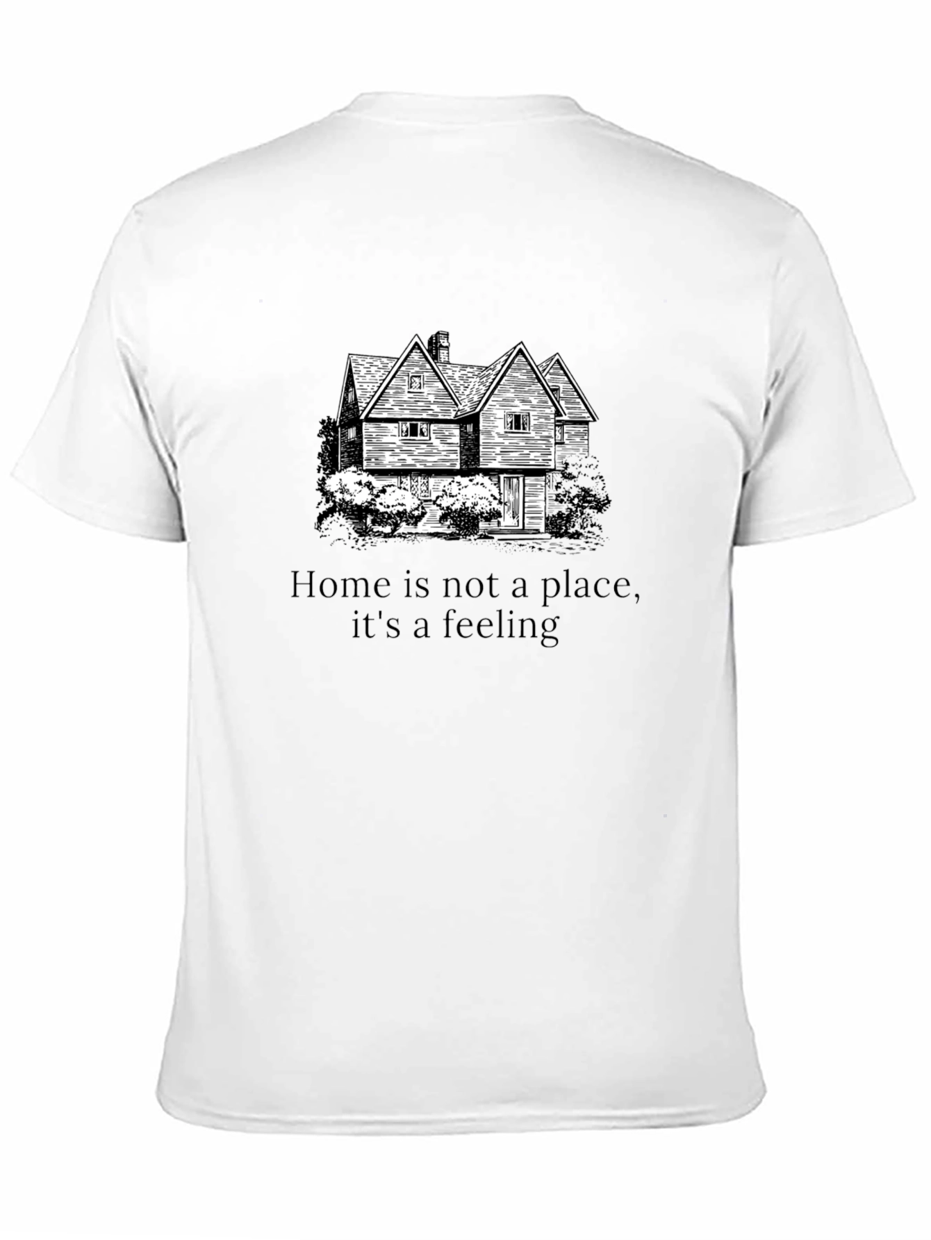 Home is a Feeling Black Graphic Tee