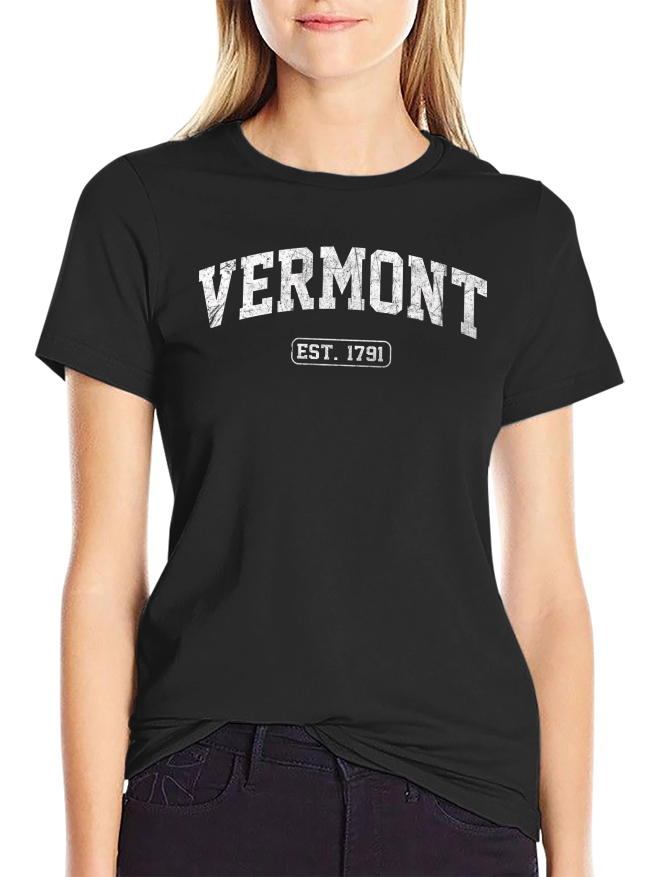Vermont Est. 1791 T-Shirt - Black