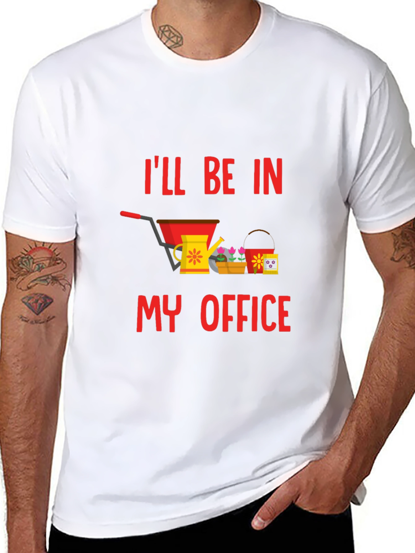 Gardening T-Shirt: Ill Be In My Office