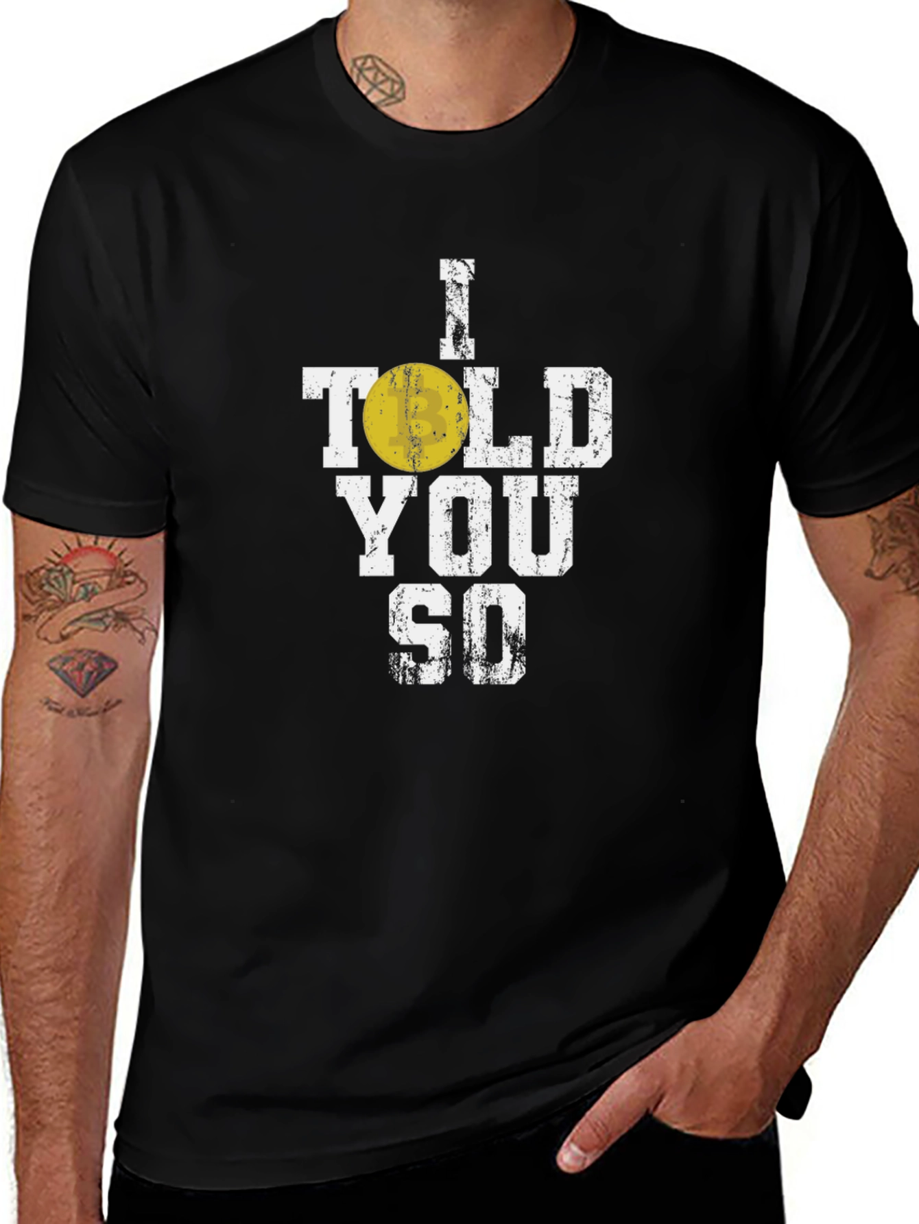 I Told You So T-Shirt Funny Distressed Tee