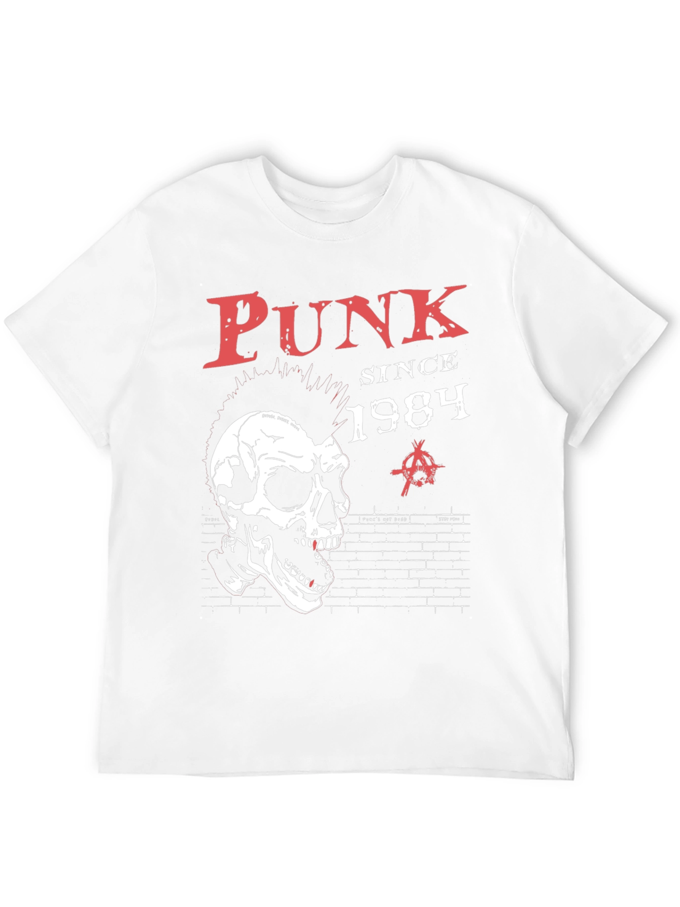 Punk Since 1984 Skull Graphic T-Shirt