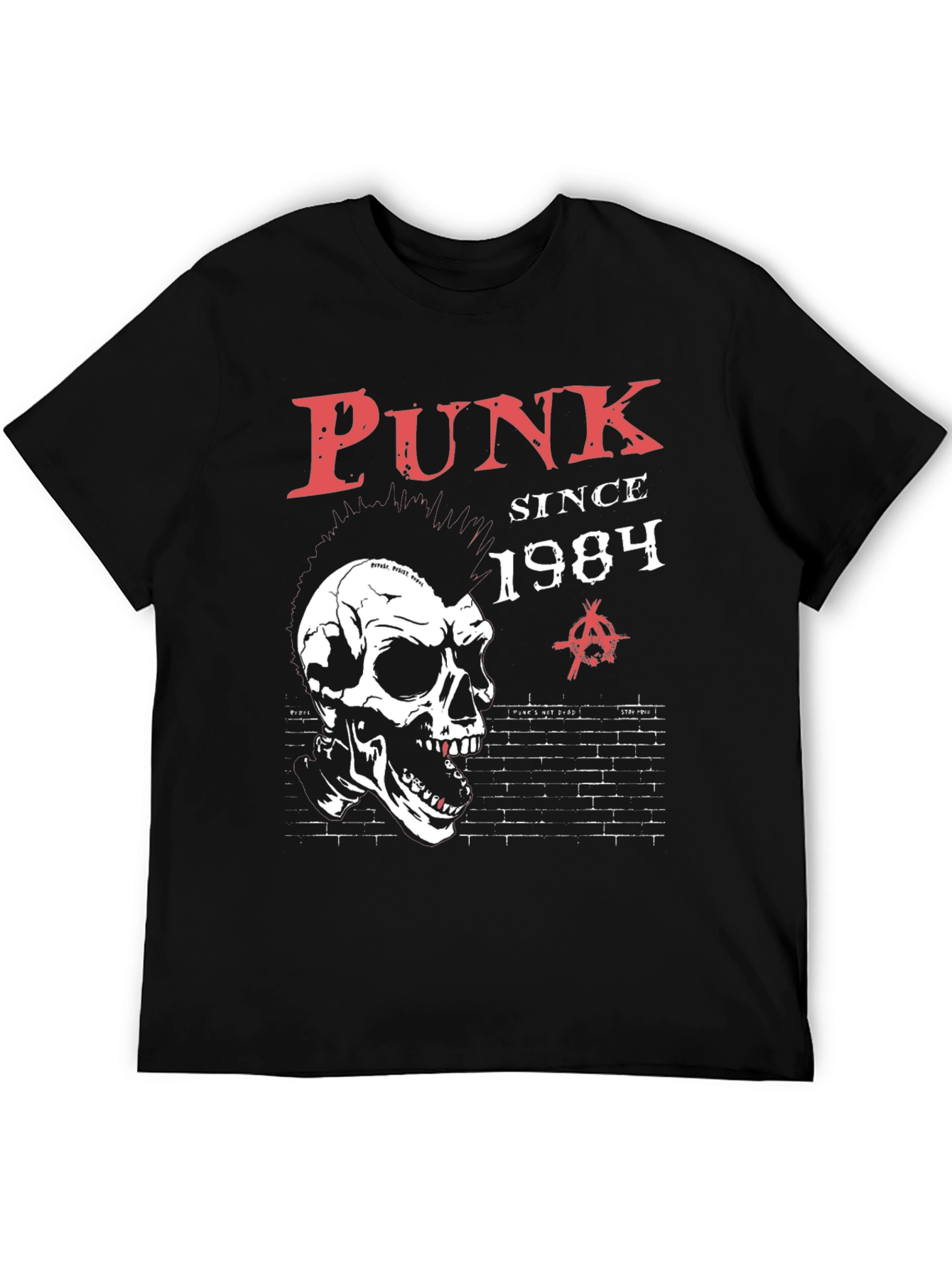Punk Since 1984 Skull Graphic T-Shirt
