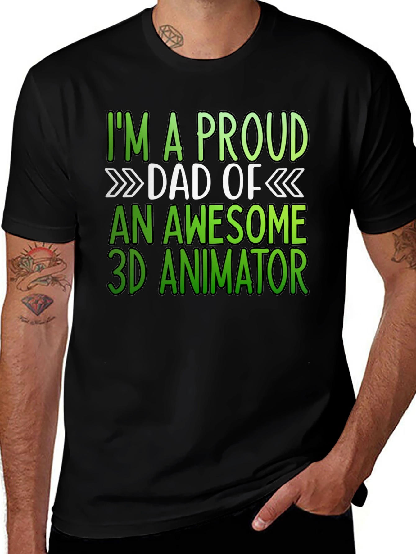 Proud Dad of a 3D Animator T-Shirt