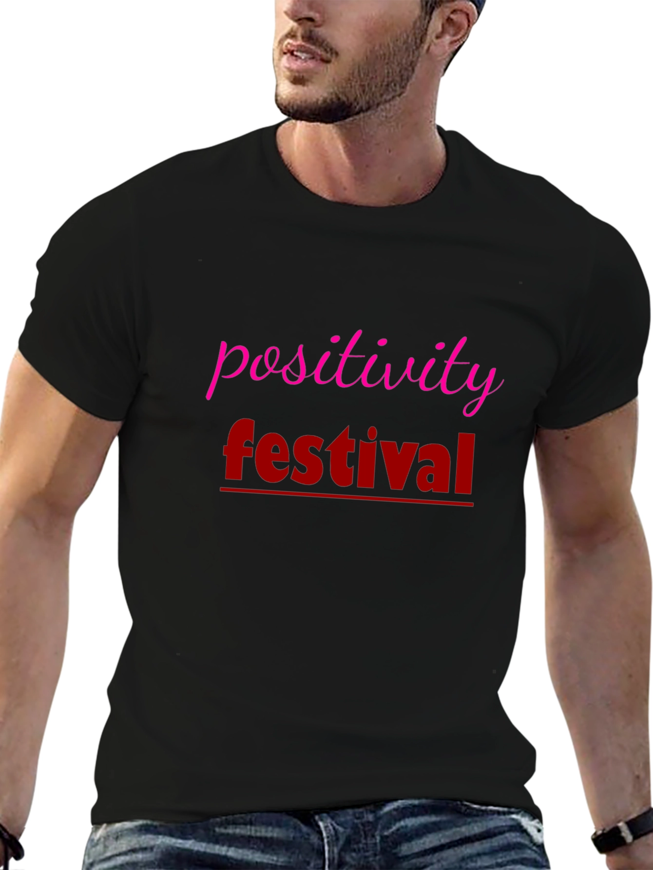 Positivity Festival T-Shirt - Black
