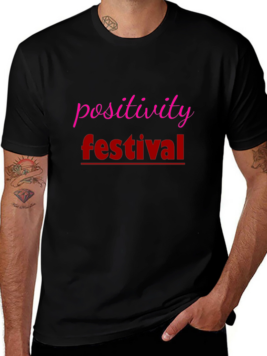 Positivity Festival T-Shirt - Black