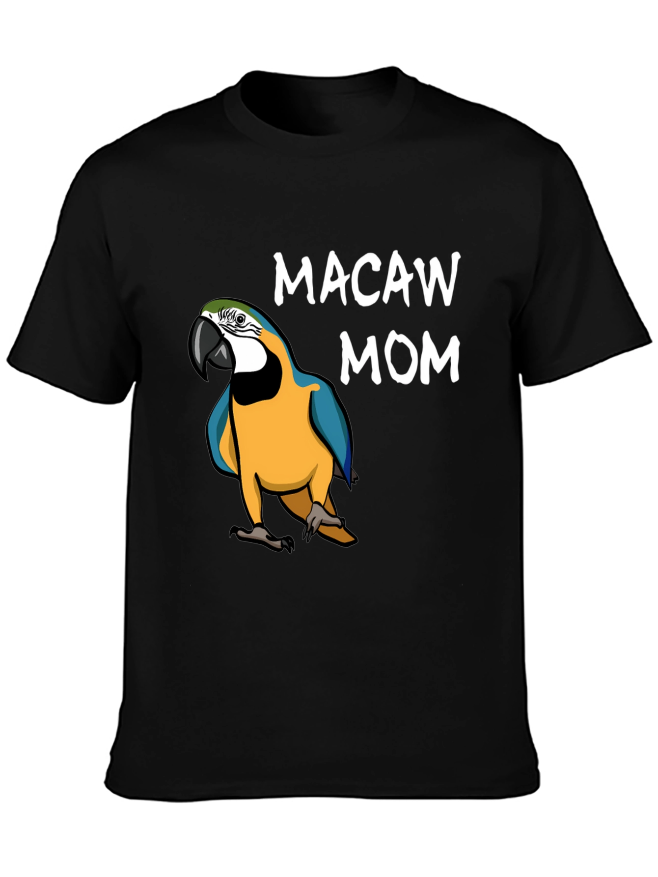 Macaw Mom Graphic T-Shirt - Bird Lover Tee